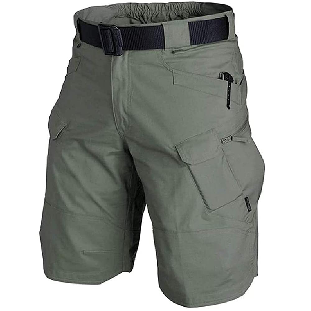 DAYEE 2021 Upgraded Waterproof Tactical Shorts for Men - Durable Hiking Cargo Shorts with Relaxed Fit - Perfect for Outdoor Adventures, Camping & Military Training