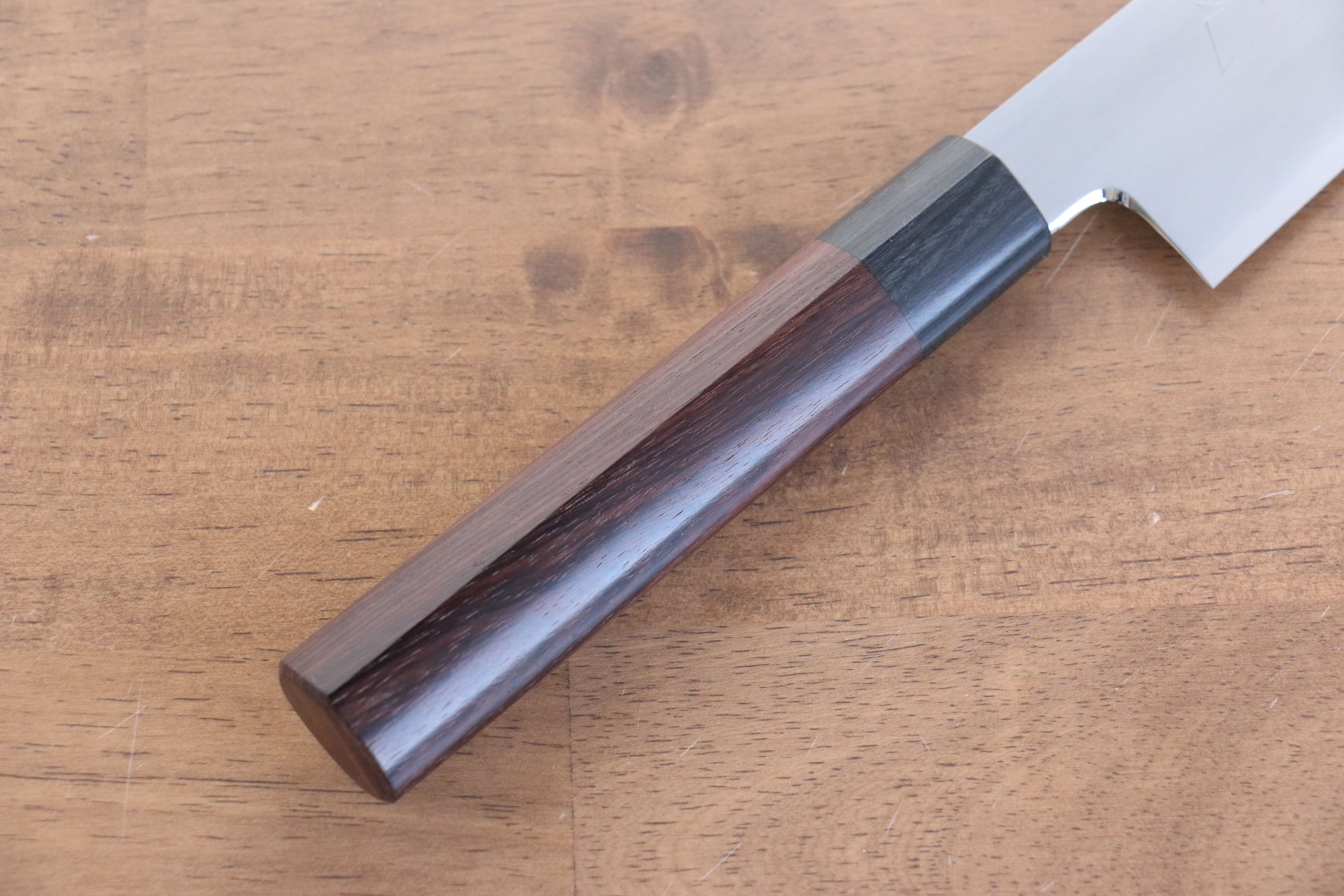 Premium Jikko White Steel No.2 Gyuto 180mm Japanese Chef Knife with Exquisite Shitan Handle - Perfect for Sushi, Sashimi & Precision Cutting
