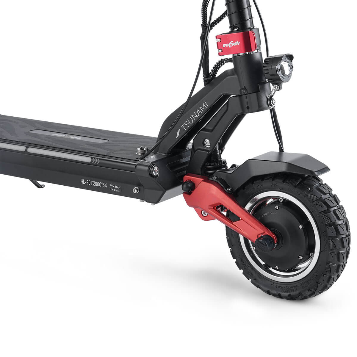 Synergy Tsunami Dual 1200W Electric Scooter - High Power Adult Commuter Scooter for Urban Travel & City Adventures