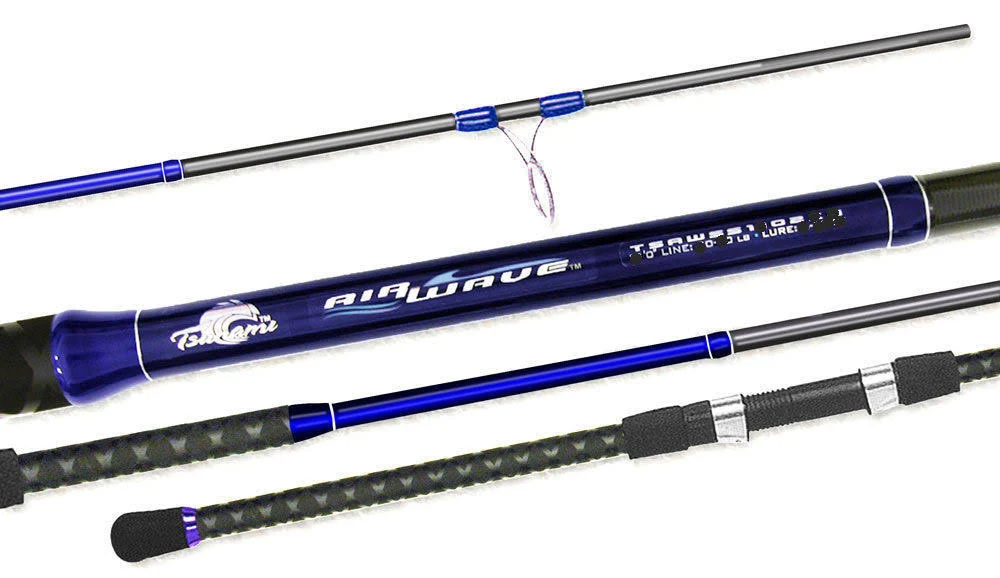 Airwave Surf Spinning Rod 702M - 10ft Saltwater Fishing Pole for Surf Casting with High Carbon Fiber Blank | Perfect for Beach, Pier & Shoreline Fishing