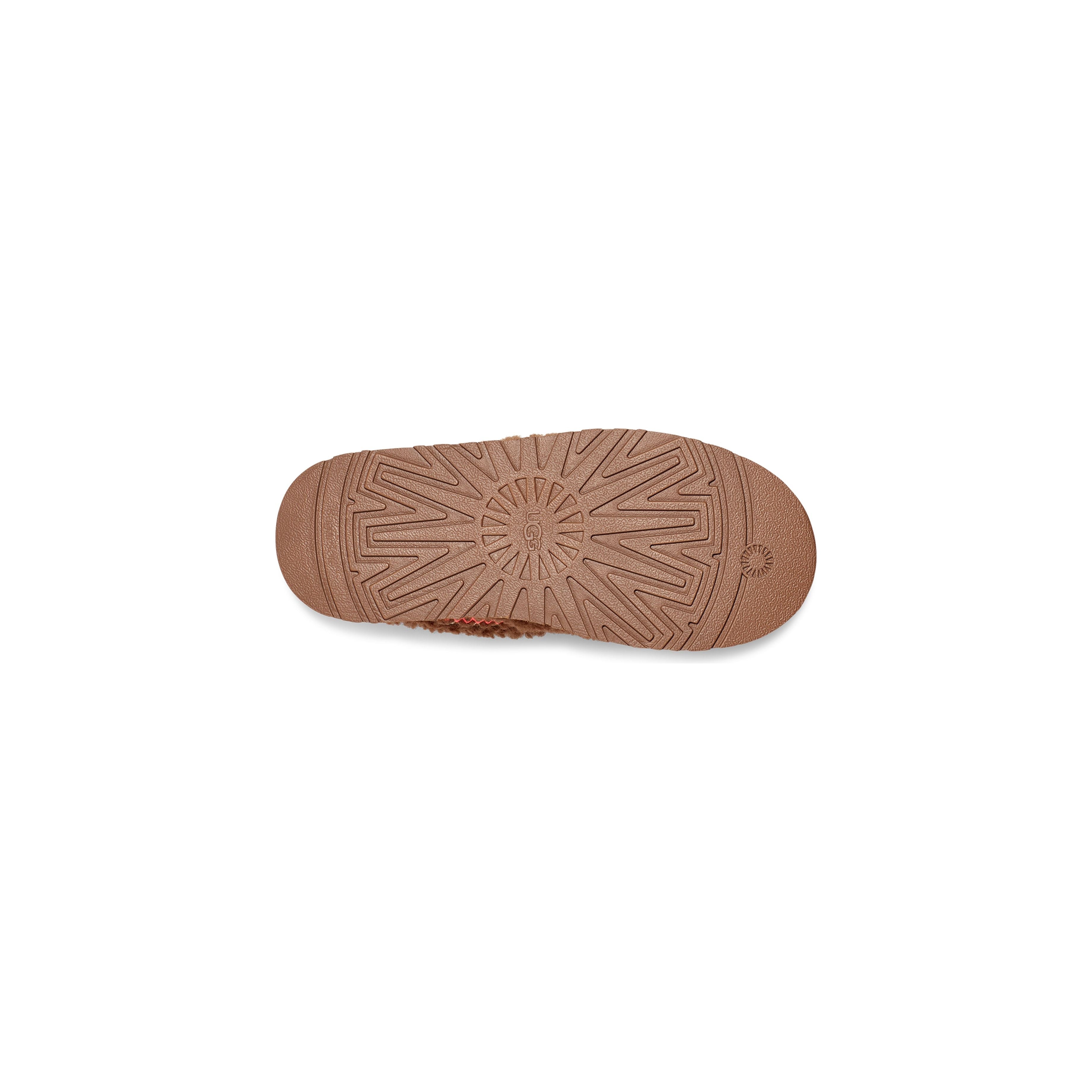 UGG Women's Tazz Braid Slippers in Hardwood - Cozy House Shoes for Winter Comfort & Indoor/Outdoor Wear