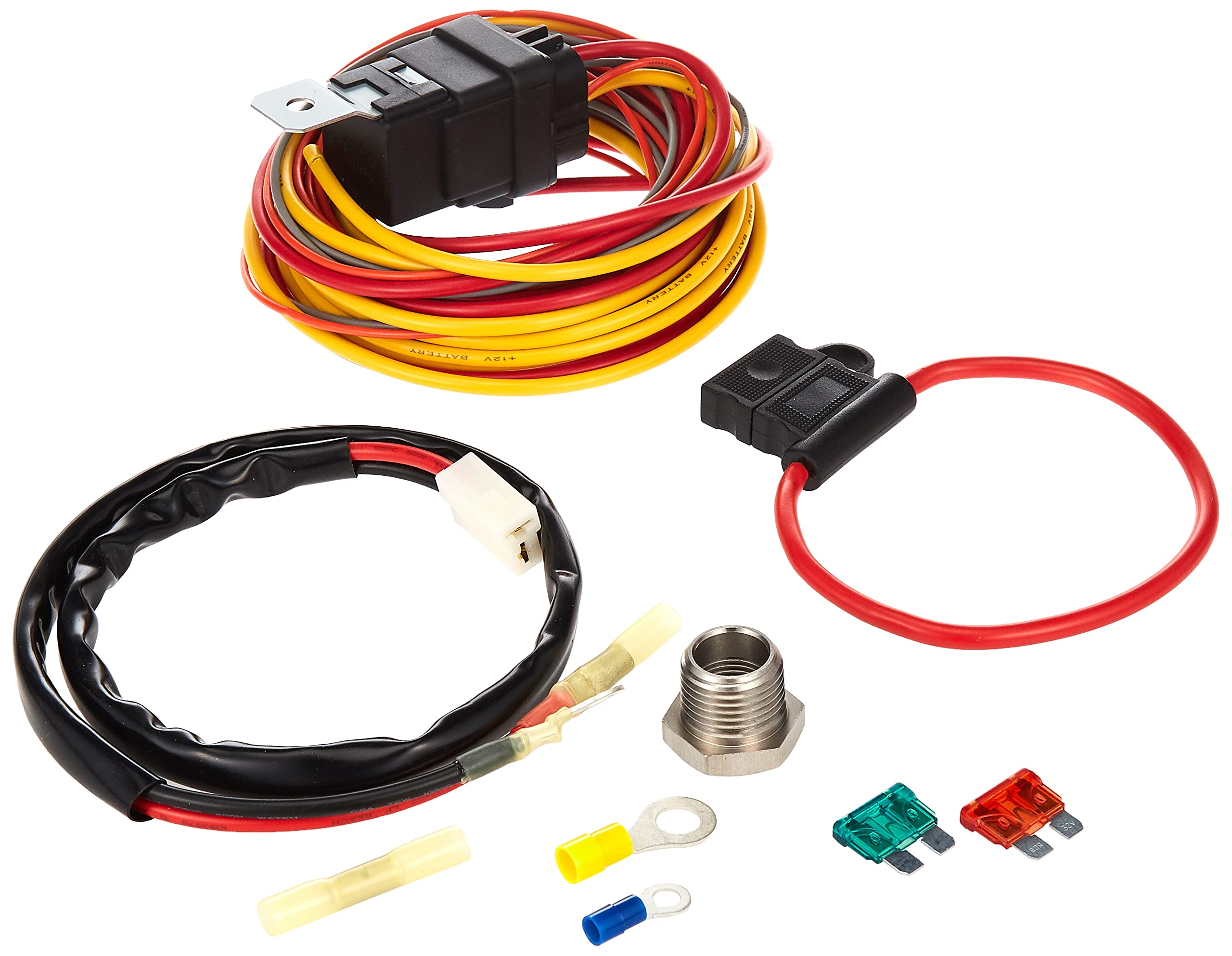 40 Amp Spal Fan Harness with Relay - High Performance Cooling Kit for Car, Truck & SUV - Perfect for Engine Cooling & Overheating Prevention
