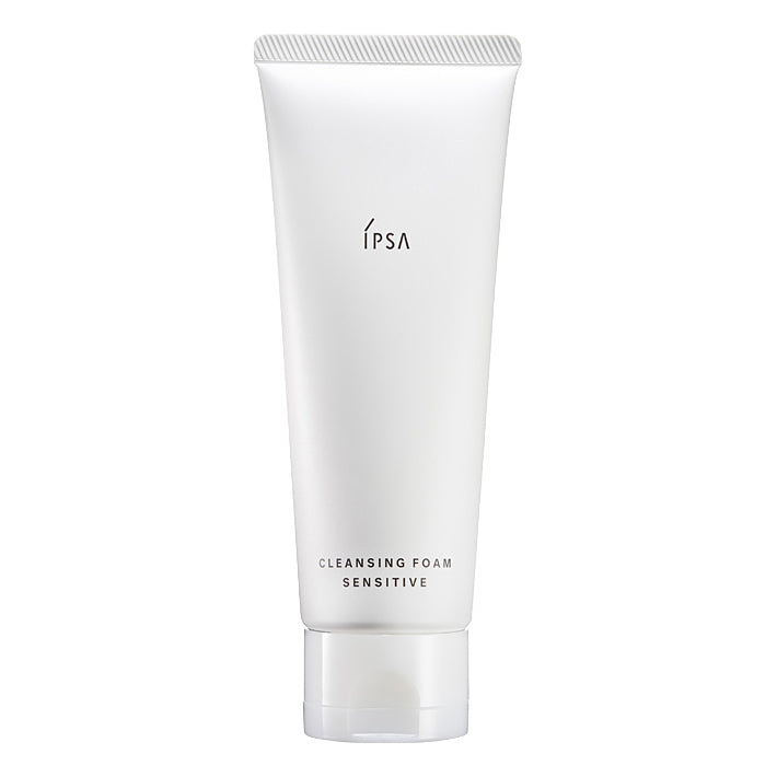 IPSA Cleansing Foam for Sensitive Skin - Gentle Face Wash with Moisturizing Formula | Perfect for Daily Skincare Routine & Travel Essentials