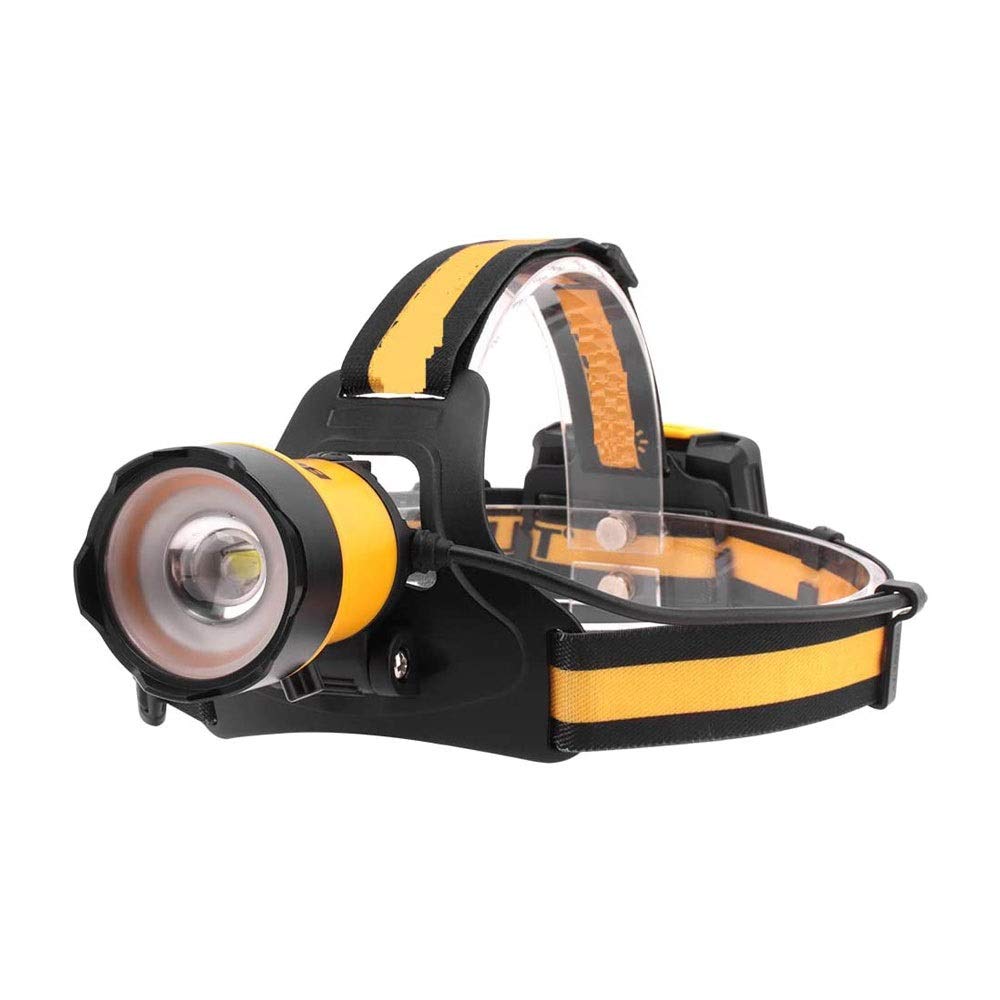 MZLXDEDIAN 1200 Rechargeable LED Headlamp - Lightweight, Durable, Waterproof & Dustproof Headlight for Camping, Hiking, Running - IPX4 Waterproof Flashlight with 3 Lighting Modes - Perfect for Outdoor Adventures, Night Work, and Emergency Use