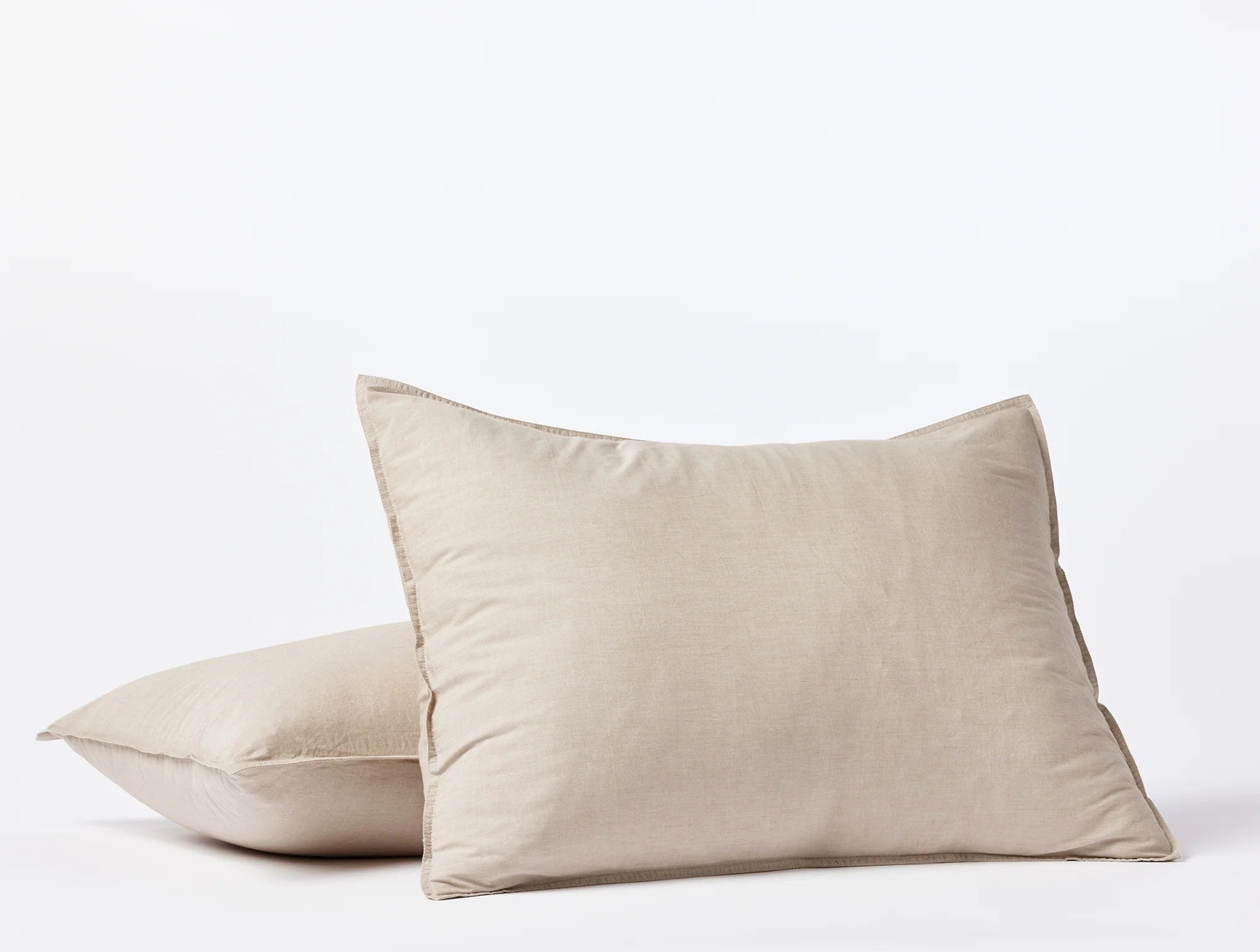 Organic Crinkled Percale Duvet Cover Set - 100% Cotton Breathable Bedding for All Seasons - Perfect for Master Bedroom, Guest Room & Vacation Homes