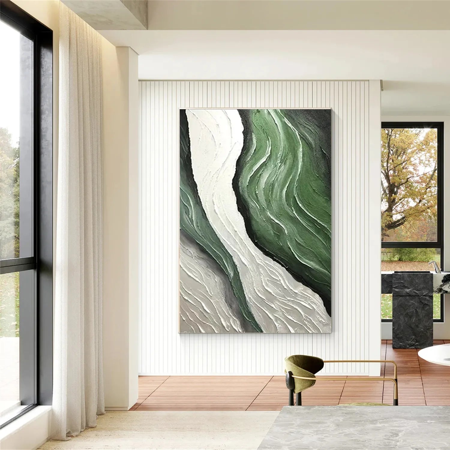 Ocean and Sky Painting - Stunning Coastal Landscape Wall Art #OS192 - Perfect for Living Room, Bedroom & Office Decor