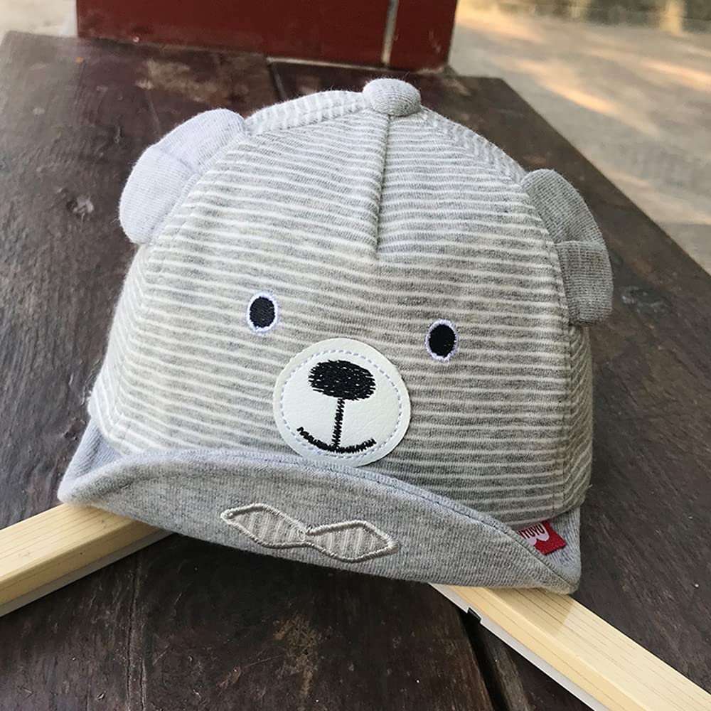 Baby Sun Hat for Boys & Girls - Soft Cotton Baseball Cap for Toddlers & Kids - UV Protection Summer Sun Hat for Outdoor Play, Beach, and Park Adventures