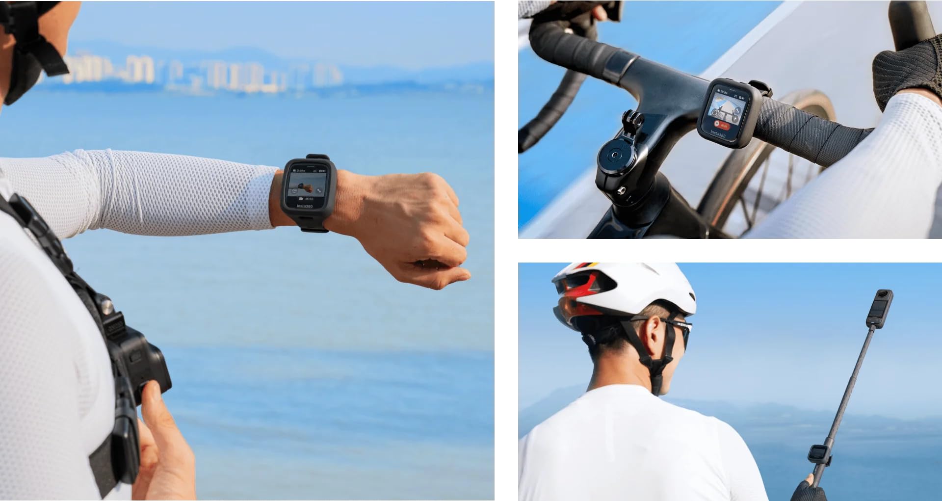 Insta360 GPS Preview Remote - Compatible with Insta360 X4, ACE & ACE PRO Cameras | CINSAAV/A-ALT1 | Perfect for Vlogging, Travel & Action Sports Recording