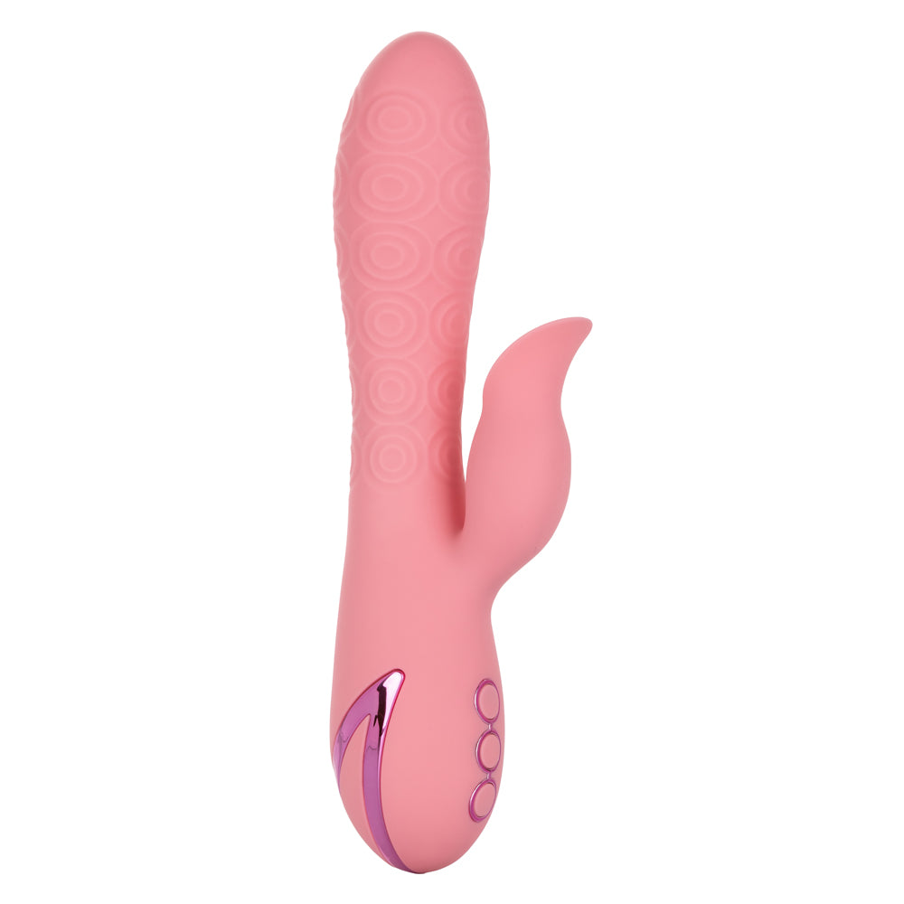 California Dreaming Pasadena Player Rotating Rabbit Vibrator - Dual Motor G-Spot & Clitoral Stimulator for Women - Perfect for Solo Play & Couples Intimacy