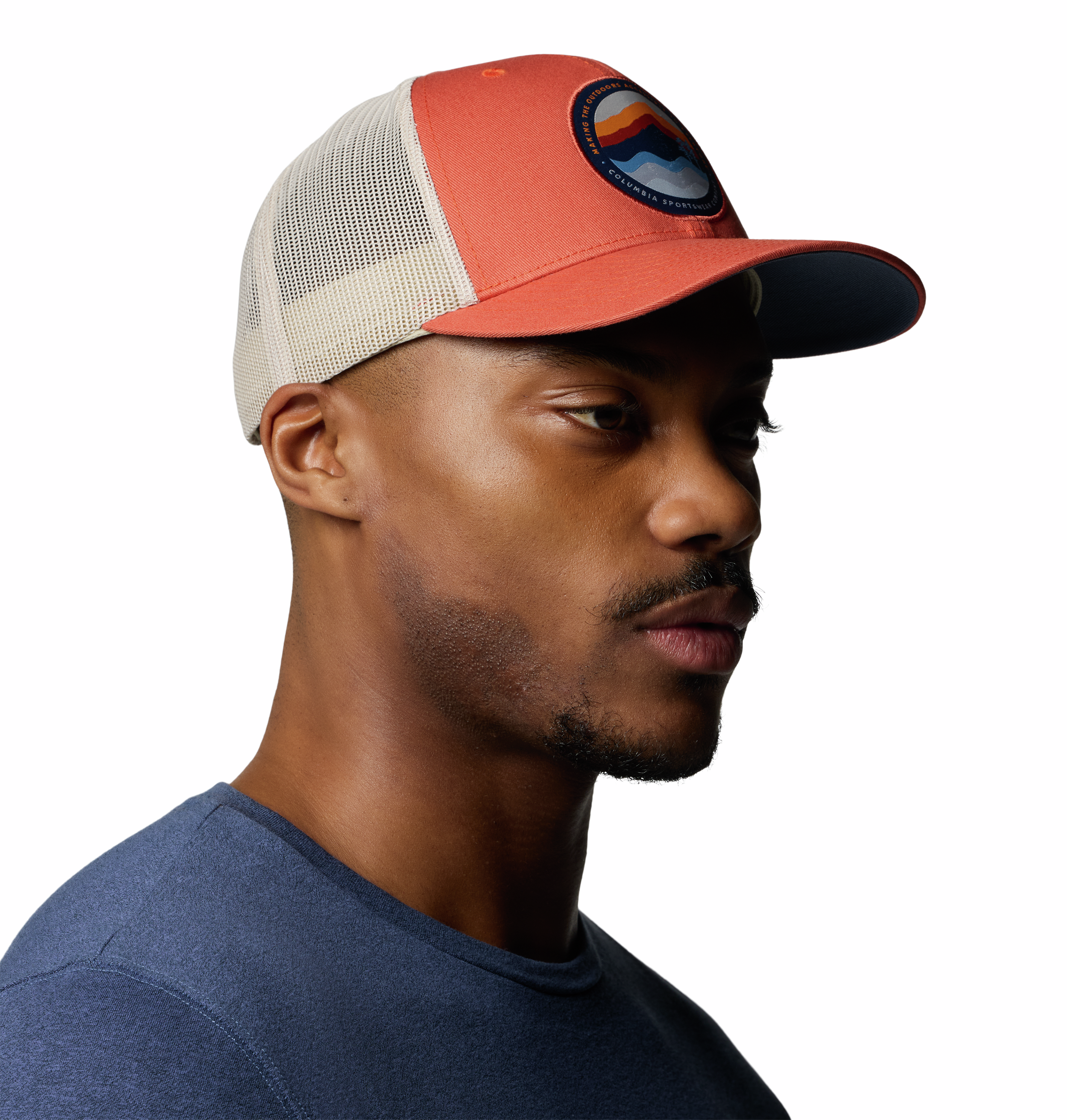 Columbia™ Unisex Mesh Snapback Hat - Lightweight & Breathable for Outdoor Sports, Hiking & Casual Wear