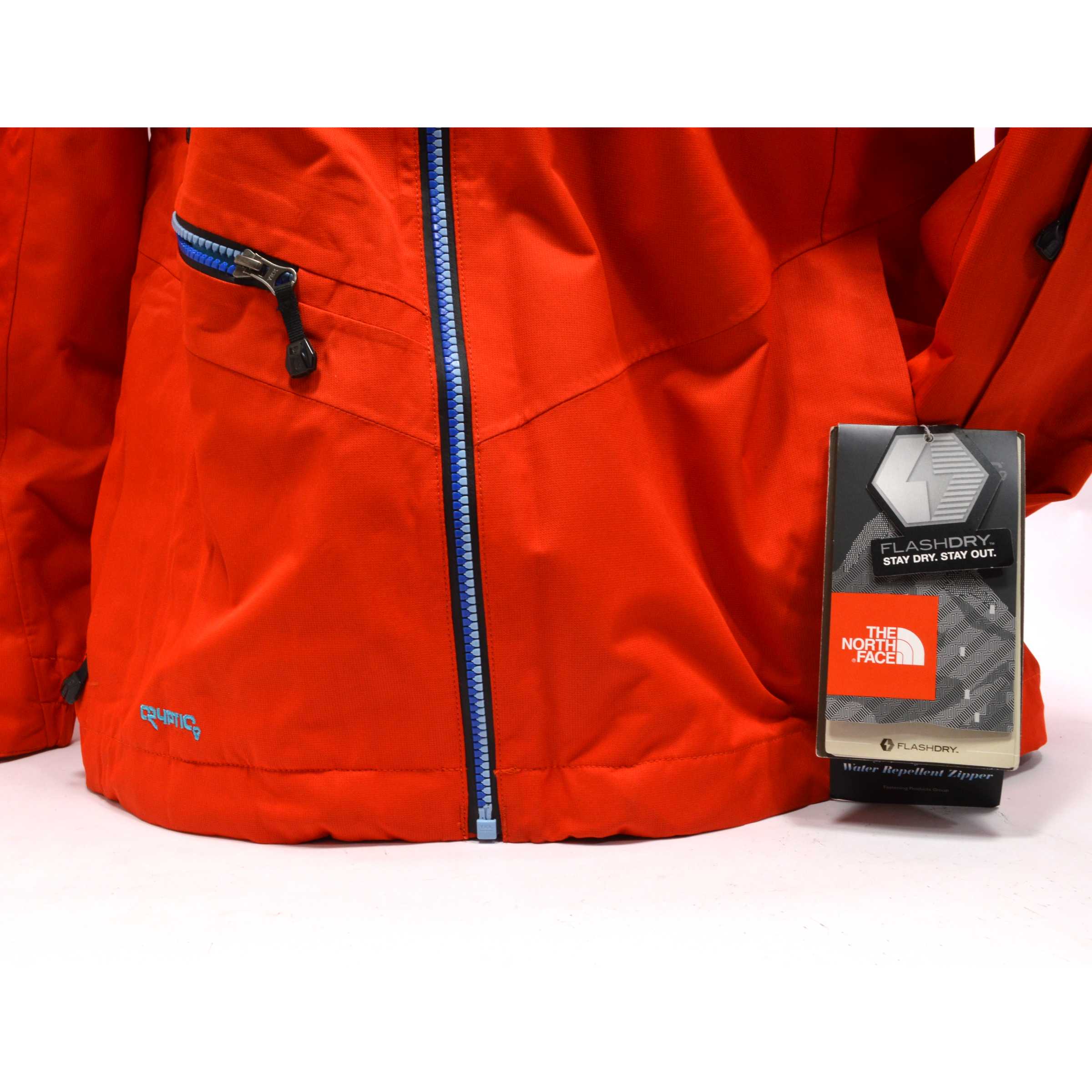 The North Face Men's Cymbiant Jacket - Small/Regular, Fiery Red - Waterproof Ski Jacket for Winter Sports & Outdoor Adventures
