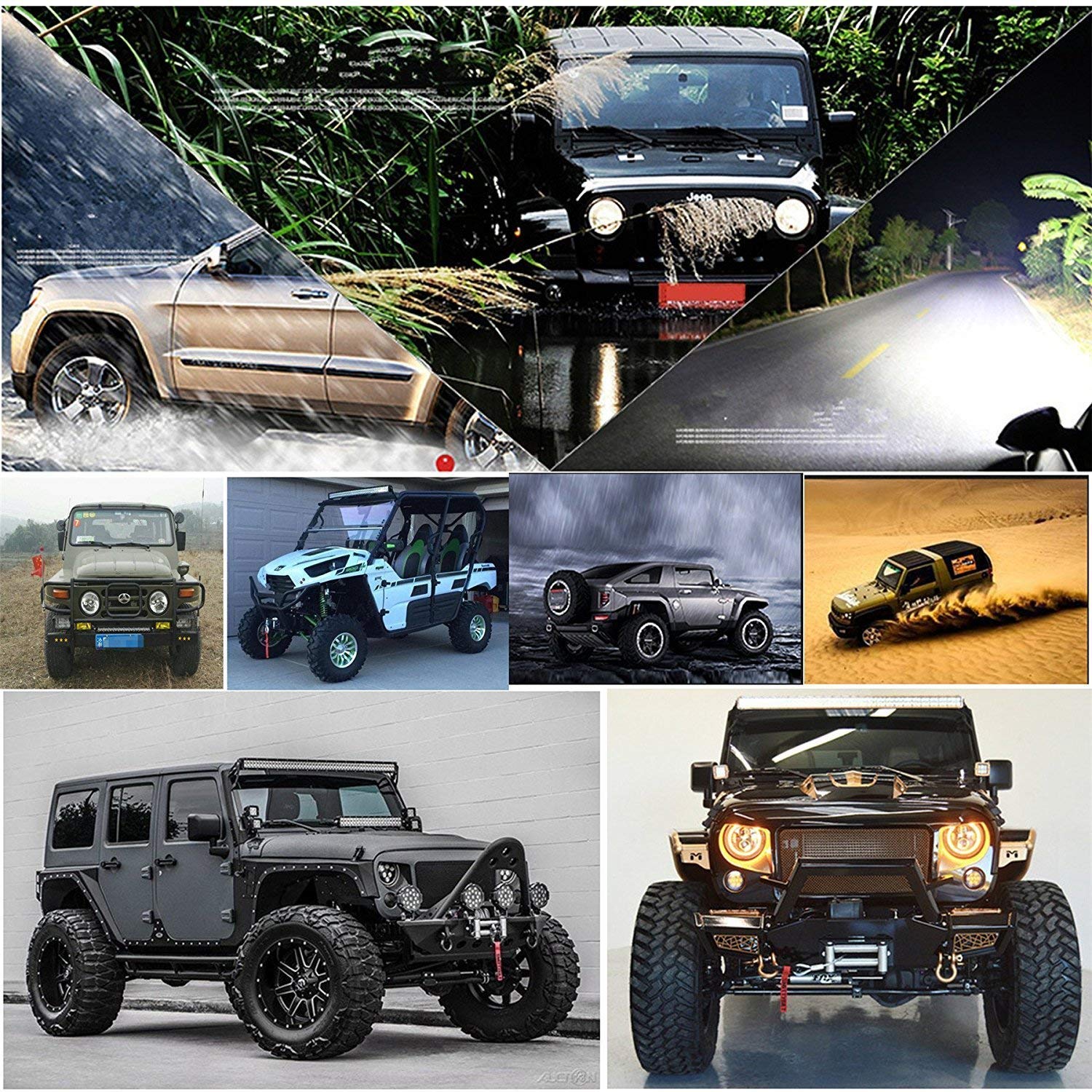 36 Inch 180W LED Light Bar - Single Row Spot Flood Combo Beam, 3D LED Driving Fog Lamp for Off Road, UTE, ATV, UTV, SUV, Boat & Trucks - IP68 Waterproof Work Lights - Perfect for Night Driving, Camping & Outdoor Adventures