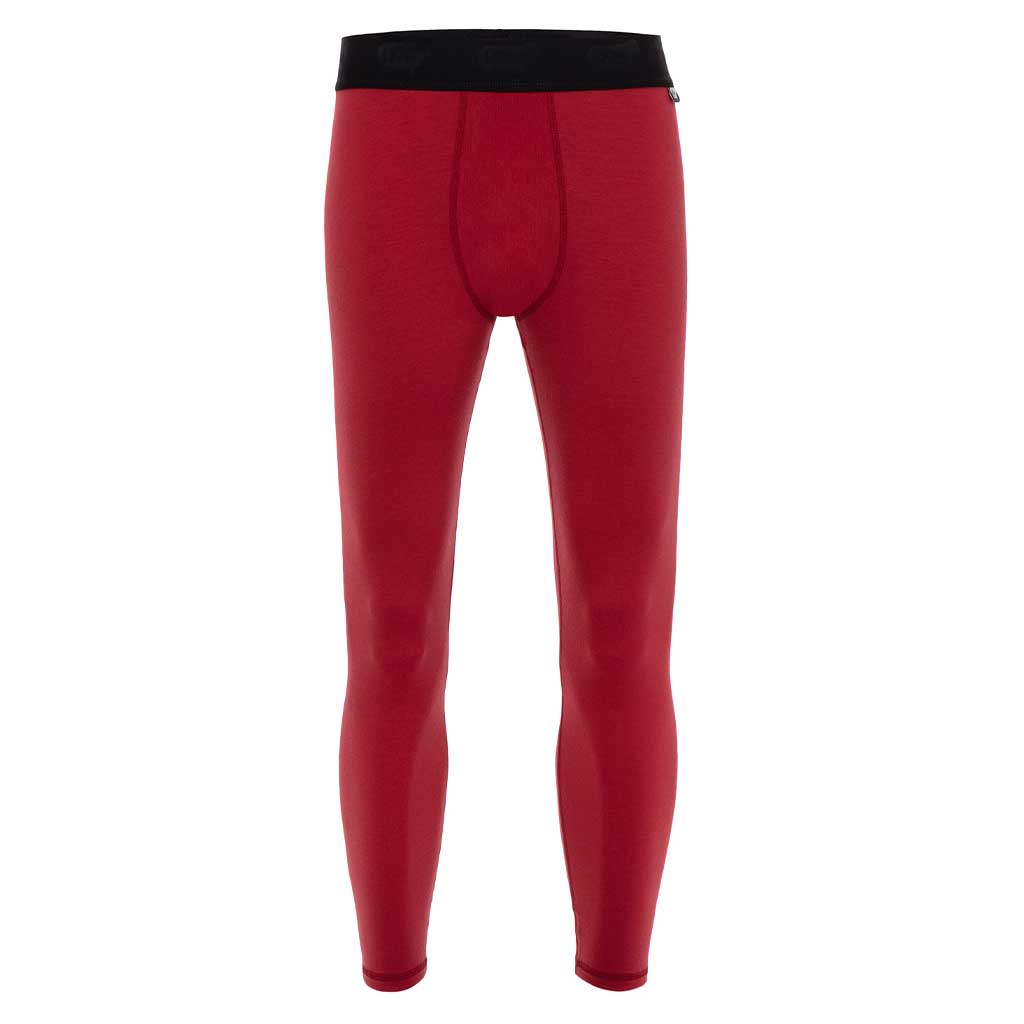 Men's Nuyarn® Merino Wool Tech Baselayer Pant 2.0 - Lightweight Thermal Underwear for Hiking, Skiing & Outdoor Activities