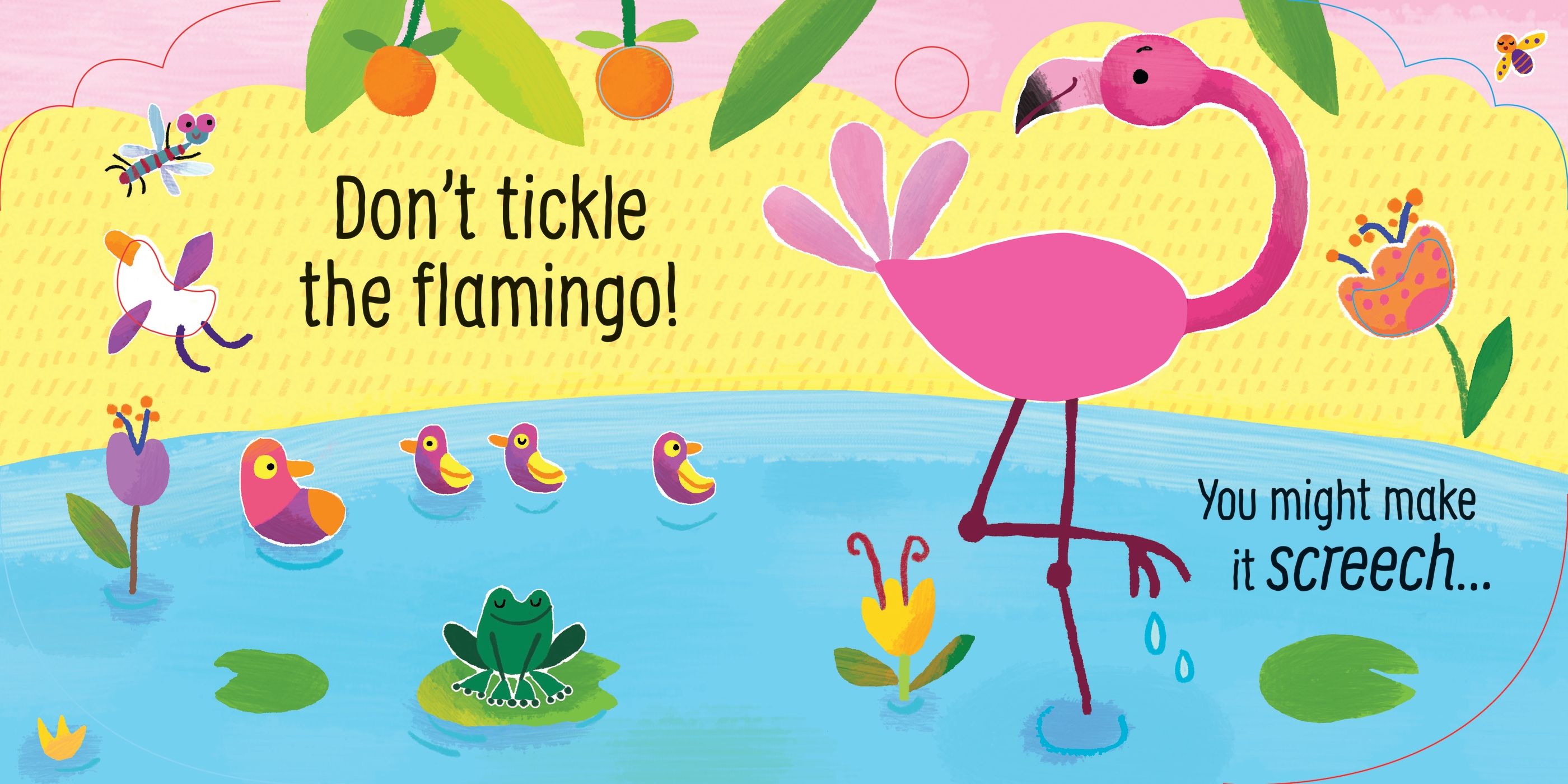 Don't Tickle The Crocodile - Usborne Interactive Touch & Feel Board Book for Toddlers - Sensory Play & Early Learning for Babies