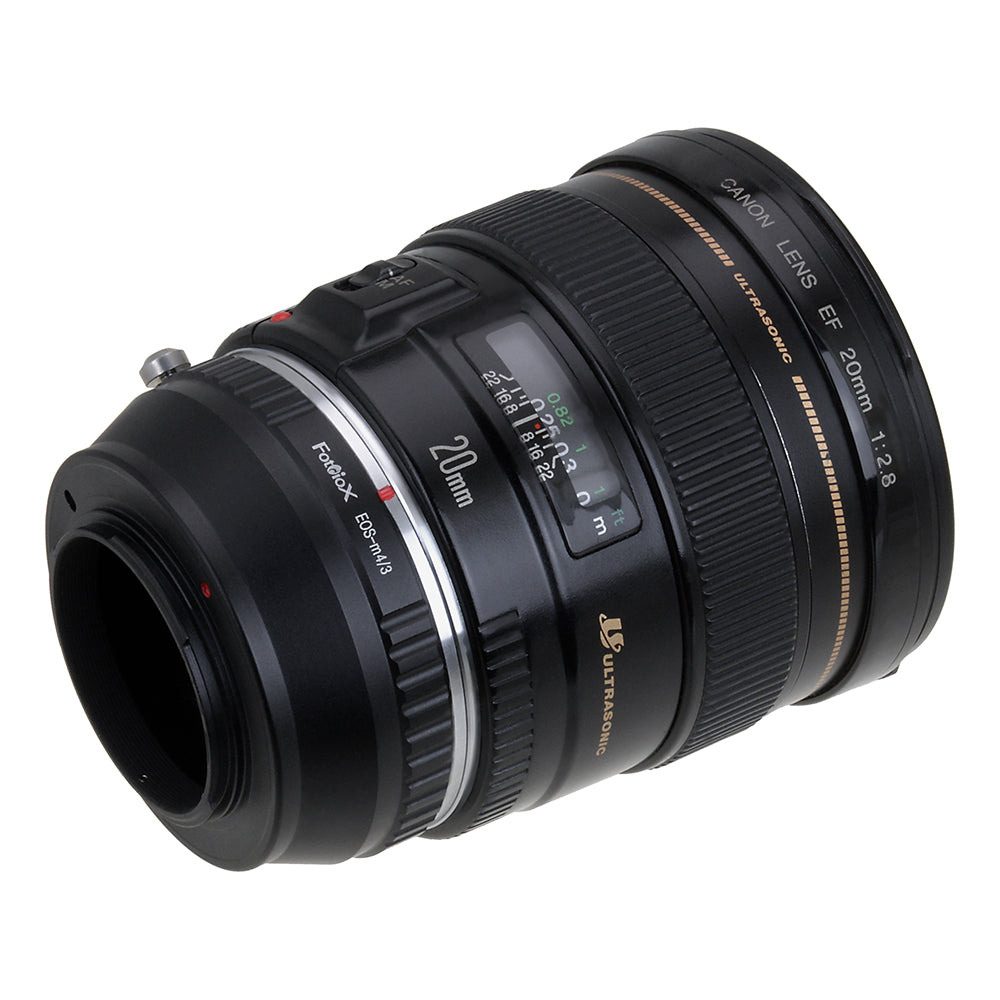 Fotodiox Lens Mount Adapter - Canon EF/EF-S to Micro Four Thirds (MFT/M4/3) Adapter for DSLR Lens to Mirrorless Camera | Compatible with Panasonic, Olympus & Blackmagic Cameras | Perfect for Photography & Videography