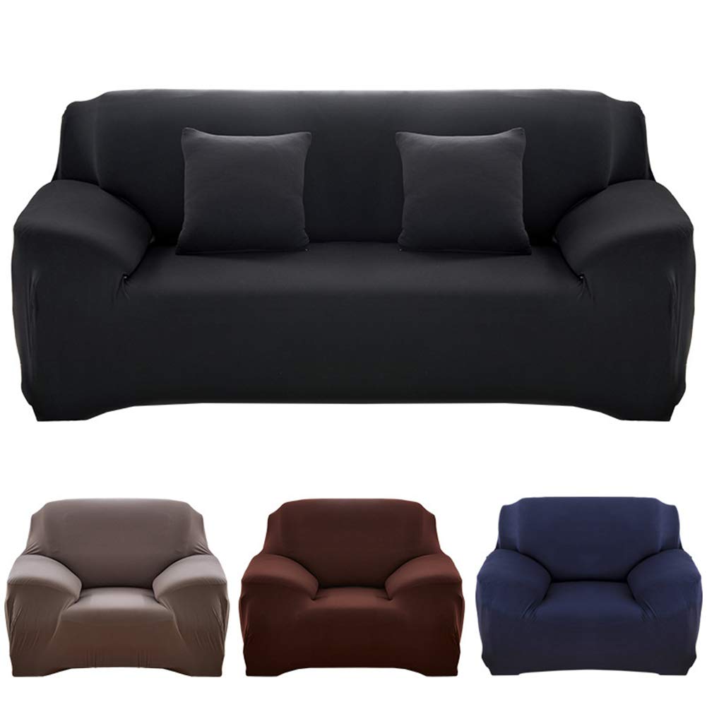 Royal Blue Stretch Sofa Cover - Anti-Slip Loveseat & Couch Slipcover for Living Room Decor | Perfect for Home, Apartment, and Office Furniture Protection