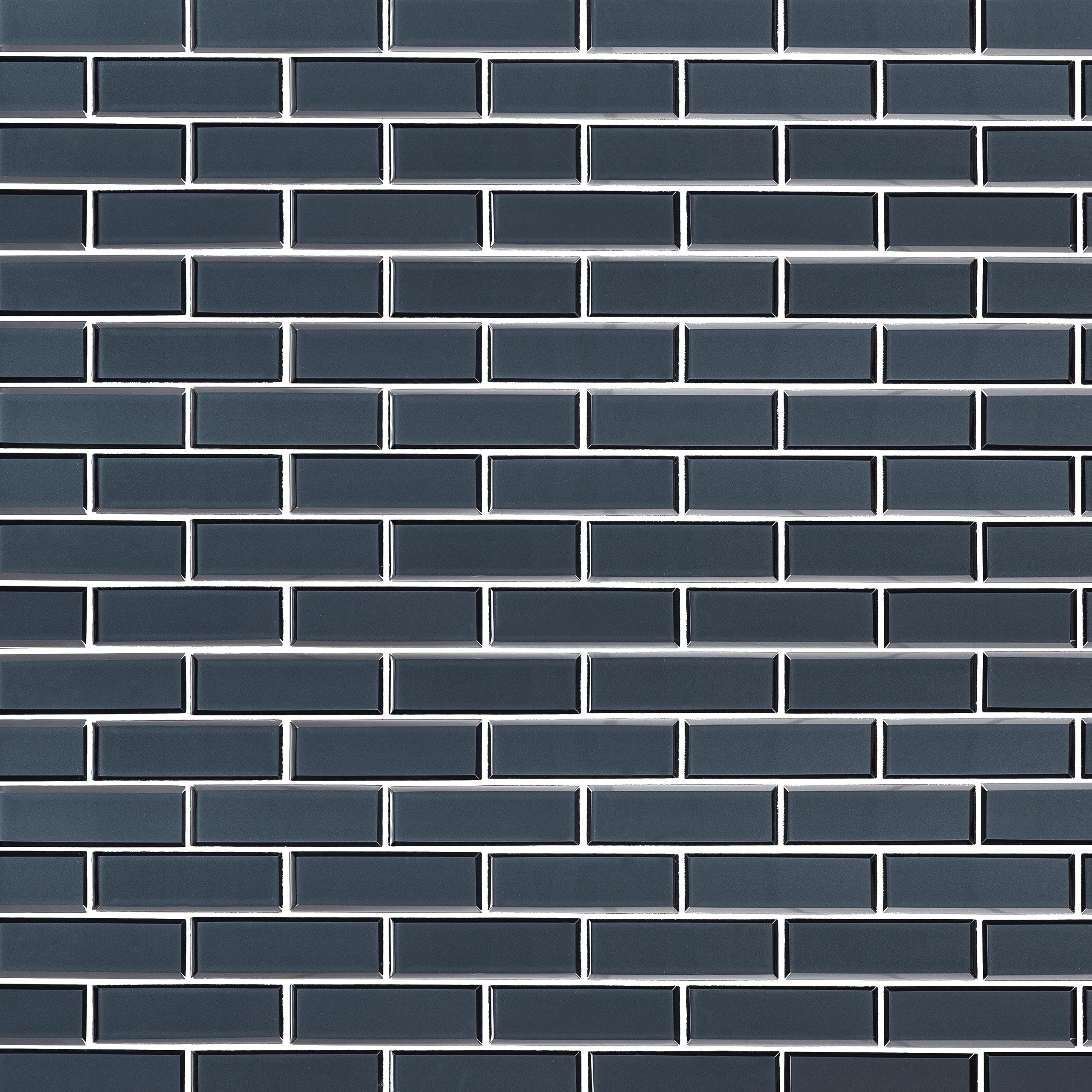 MSI Vague Blue 11.73x11.73 Inch Glass Subway Tile - Kitchen Backsplash, Bathroom & Shower Wall Mosaic Tile with Mesh Mount | Perfect for Modern Home Renovation, Spa-Like Bathroom Design and Stylish Kitchen Upgrade
