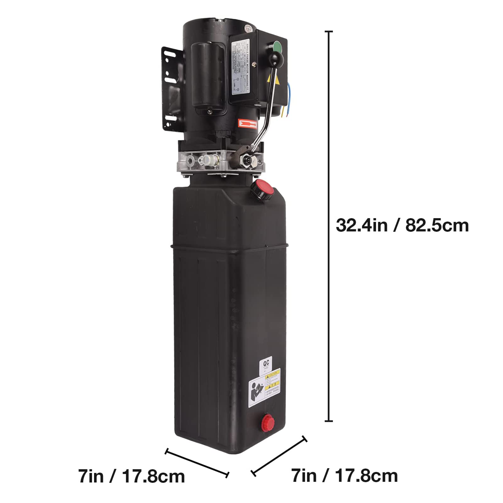 3.7 Gallon Hydraulic Pump 2950 PSI - 3 HP Hydraulic Power Unit for 2 Post & 4 Post Car Lifts - Heavy Duty Hydraulic Power Pack for Auto Repair Shops, Vehicle Maintenance & Garage Lifting Equipment