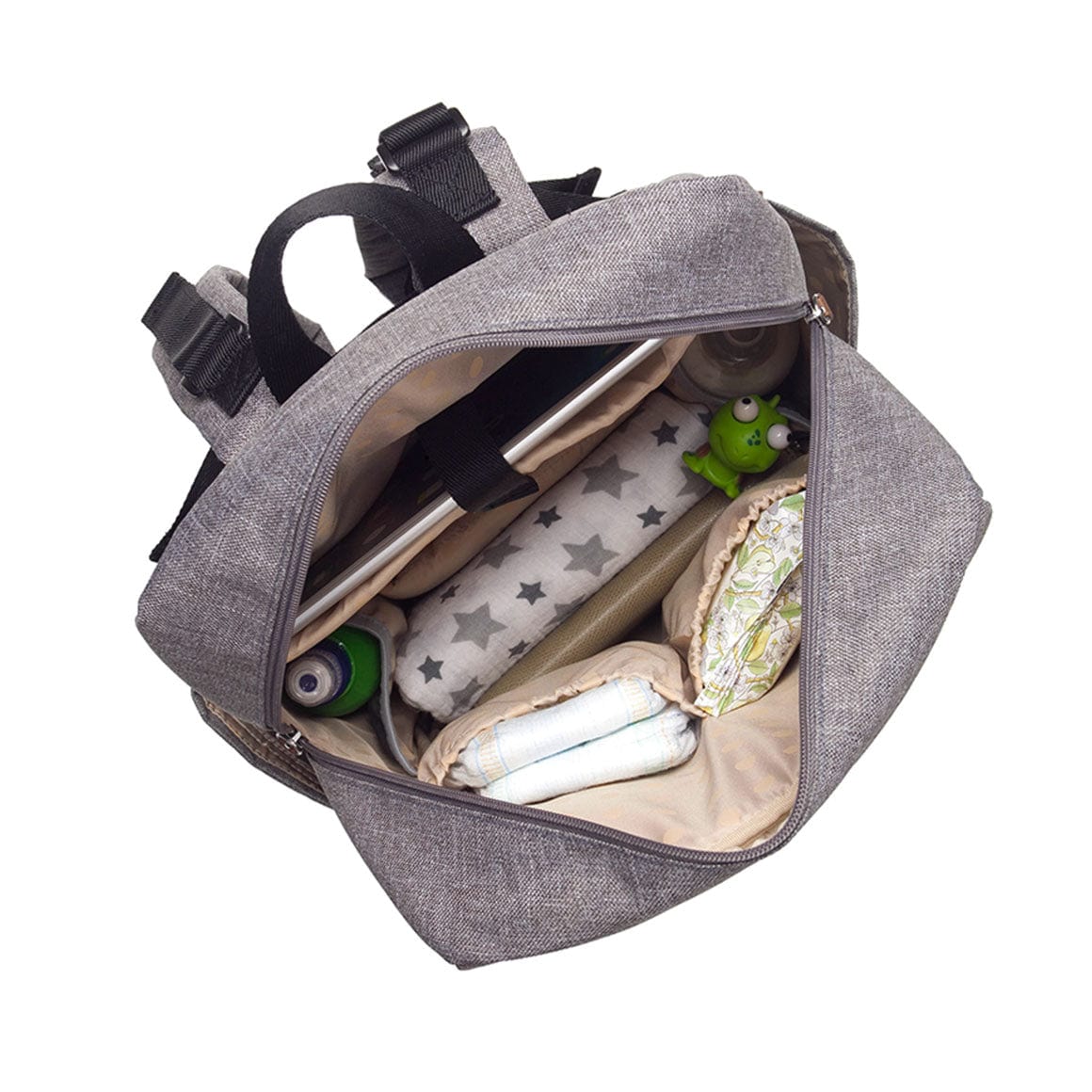 Babymel George Eco-Friendly Diaper Bag for Moms - Waterproof & Stylish Baby Essentials Organizer - Perfect for Travel, Daycare & On-the-Go Parenting
