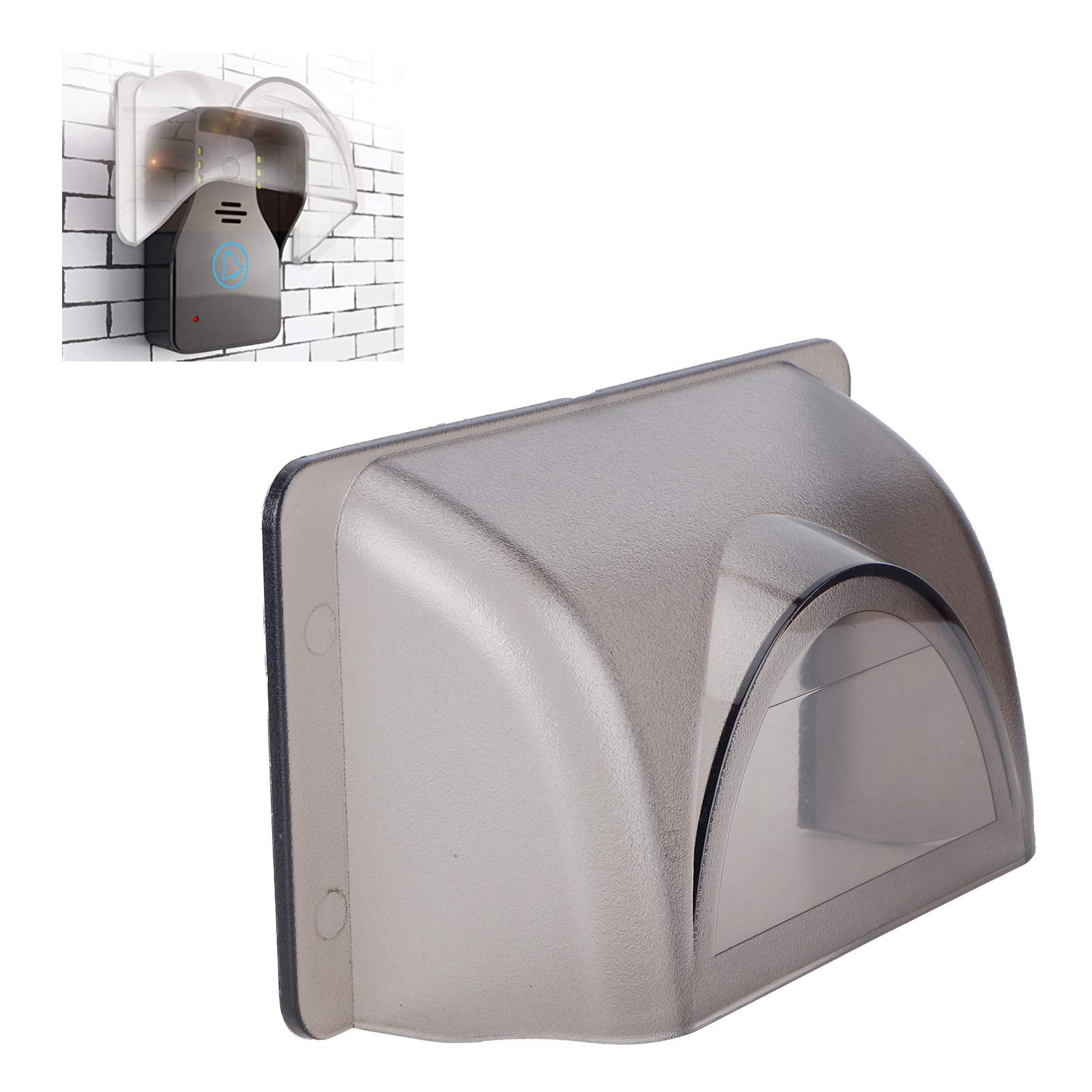 Waterproof Doorbell Rain Cover Protector - Plastic Shield for Smart Doorbells, Fingerprint Access Controllers - Ideal for Home, Office & Outdoor Use in All Weather Conditions