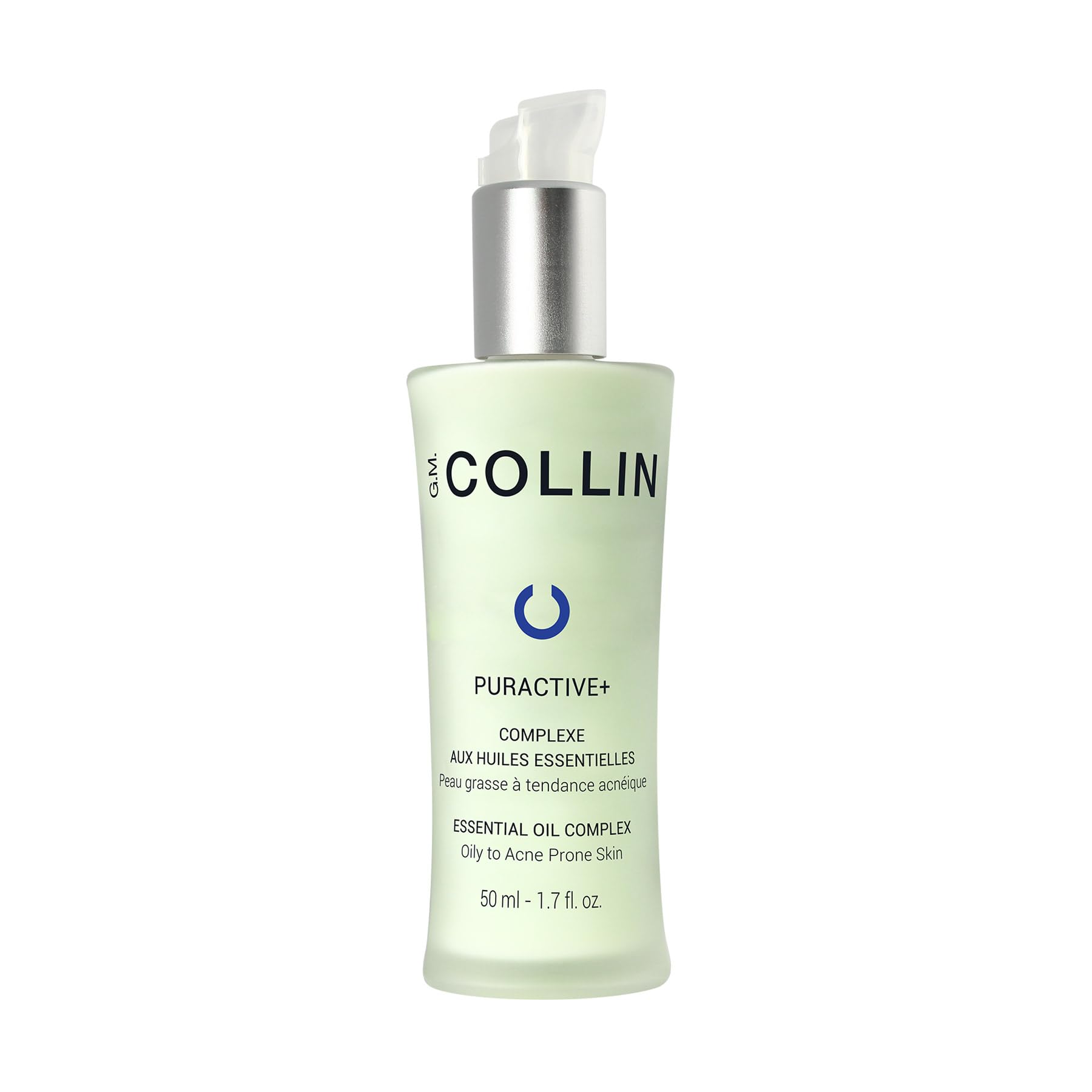 G.M. COLLIN Puractive+ Essential Oil Complex with Salicylic Acid - Anti-Acne Face Serum for Oily & Blemish-Prone Skin - Reduces Breakouts & Pore Size - Perfect for Daily Skincare Routine & Post-Workout Care