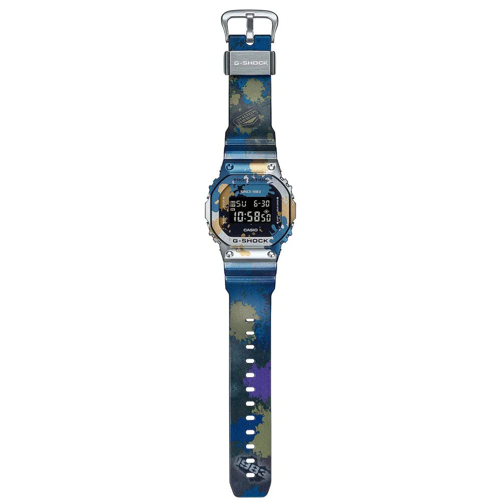 Casio GM-5600SS-1ER Unisex Digital Watch with Shock Resistance & Waterproof Plastic Strap - Perfect for Sports, Outdoor Activities and Everyday Wear