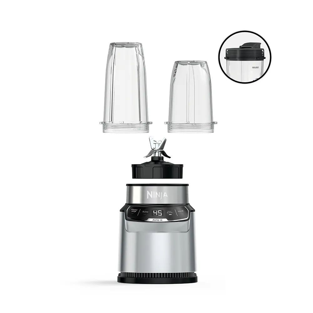 Ninja Nutri Blender Pro with Auto IQ - Powerful 1500W Countertop Blender for Smoothies, Shakes & Food Prep - Perfect for Kitchen, Gym & Healthy Lifestyle