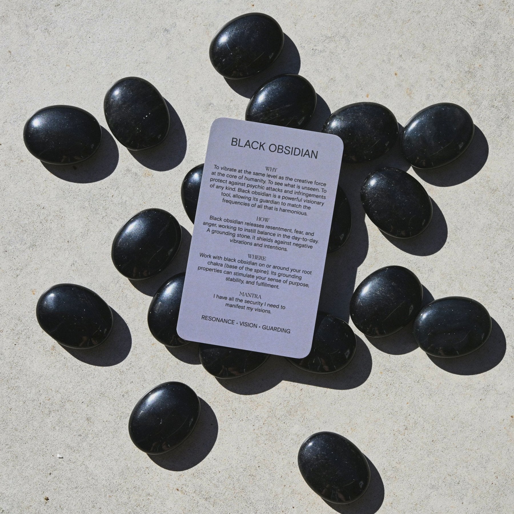 Black Obsidian Palm Stone - Healing Crystal for Stress Relief, Anxiety & Meditation | Perfect for Reiki, Chakra Balancing & Spiritual Practices