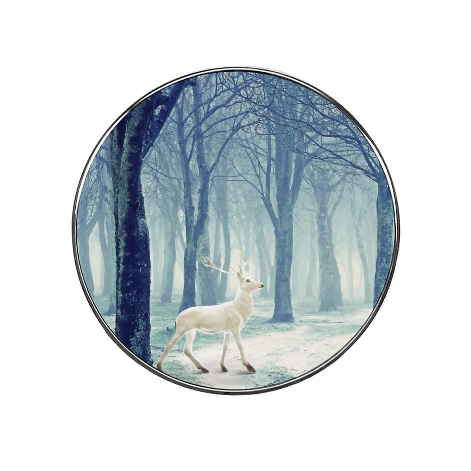 Forest Elk Fridge Magnets - Decorative Kitchen Magnets for Refrigerators & Whiteboards | Perfect for Home, Office & School Organization
