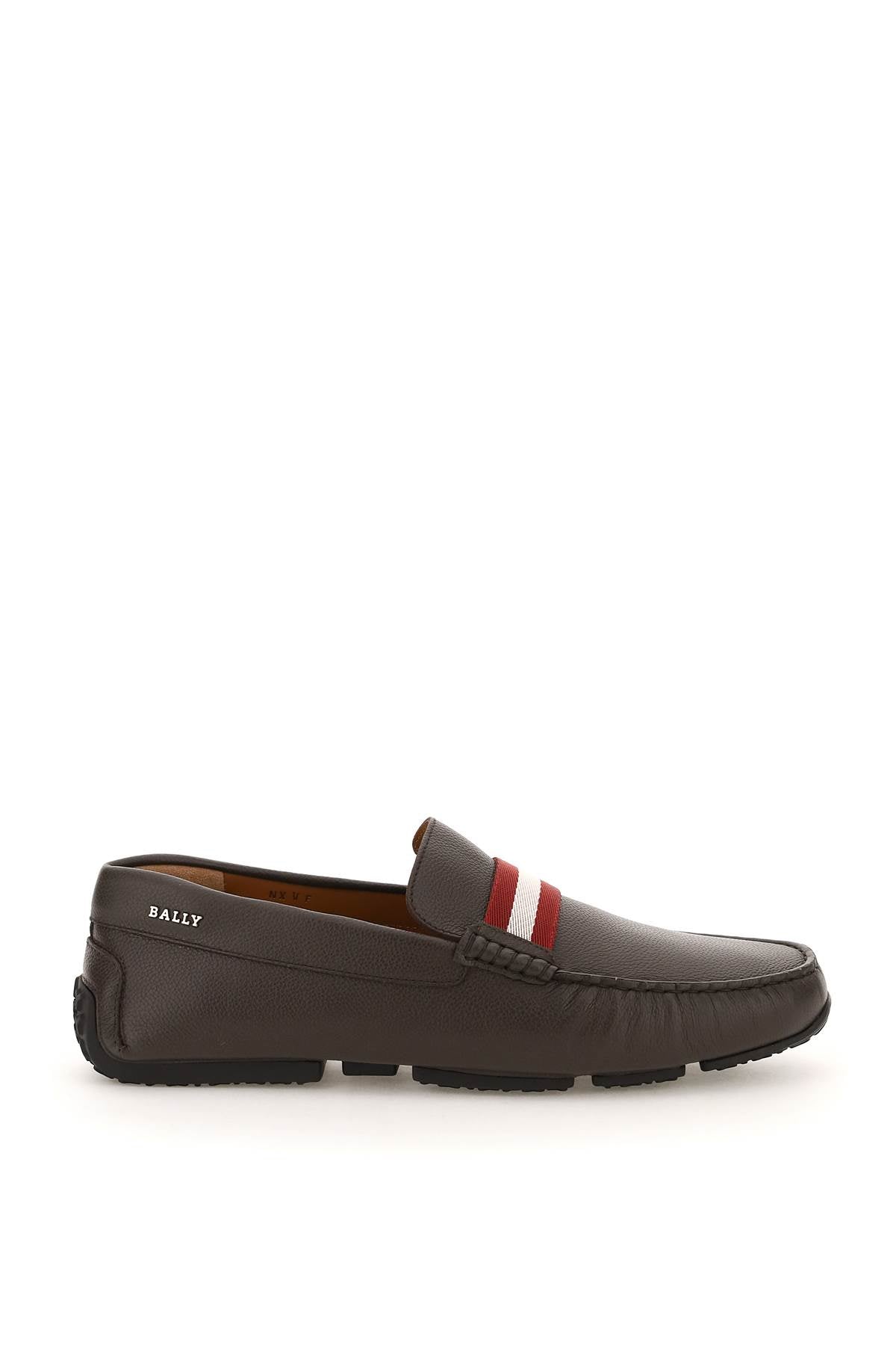 Bally Pearce Loafers for Men - Premium Leather Slip-On Shoes for Business & Casual Wear - Comfortable & Stylish Footwear for Office, Travel & Daily Use