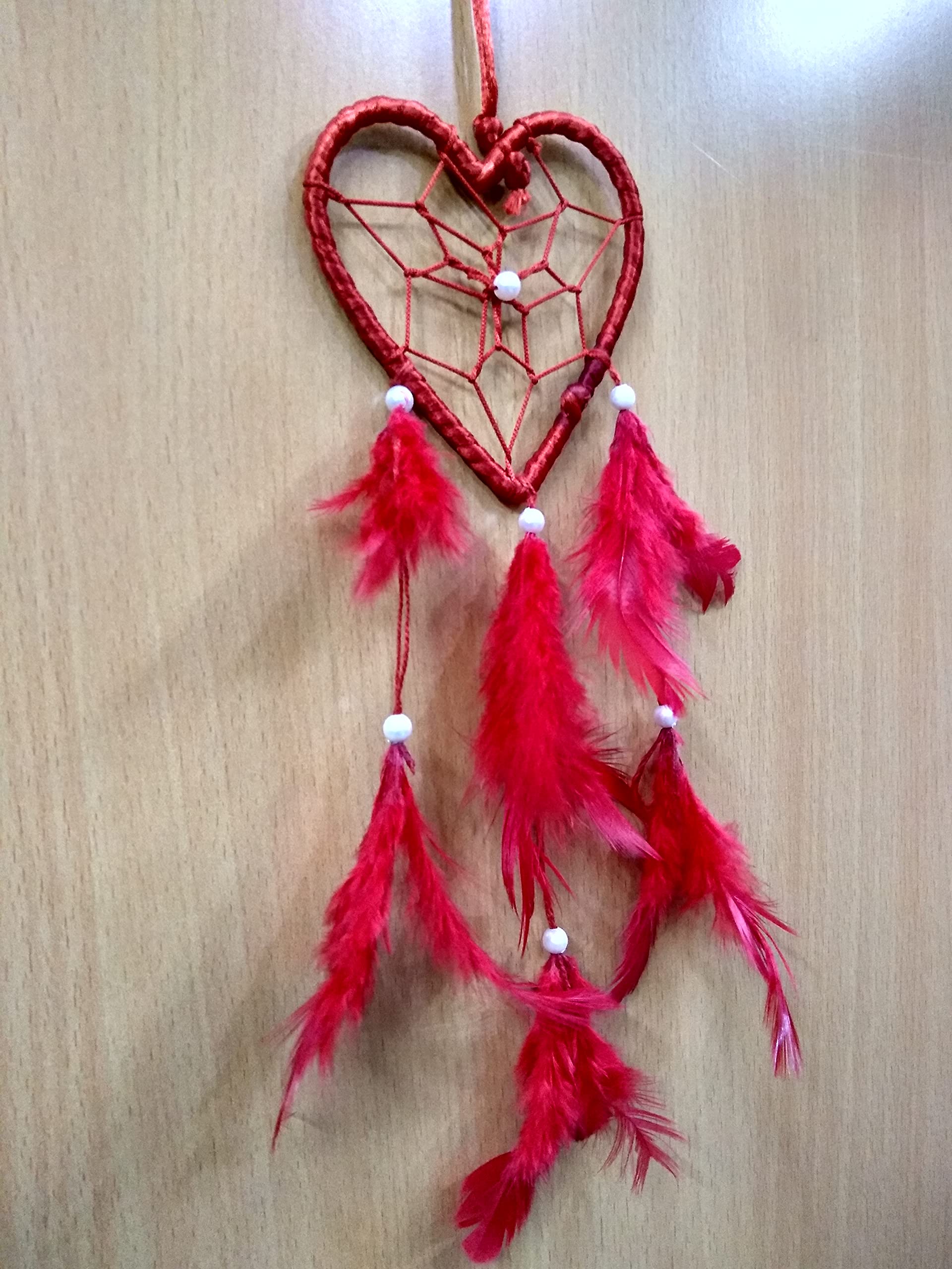 Handmade Dream Catchers Wall Decor - Boho Feather Hanging Ornament for Bedroom, Nursery, Home & Car (3