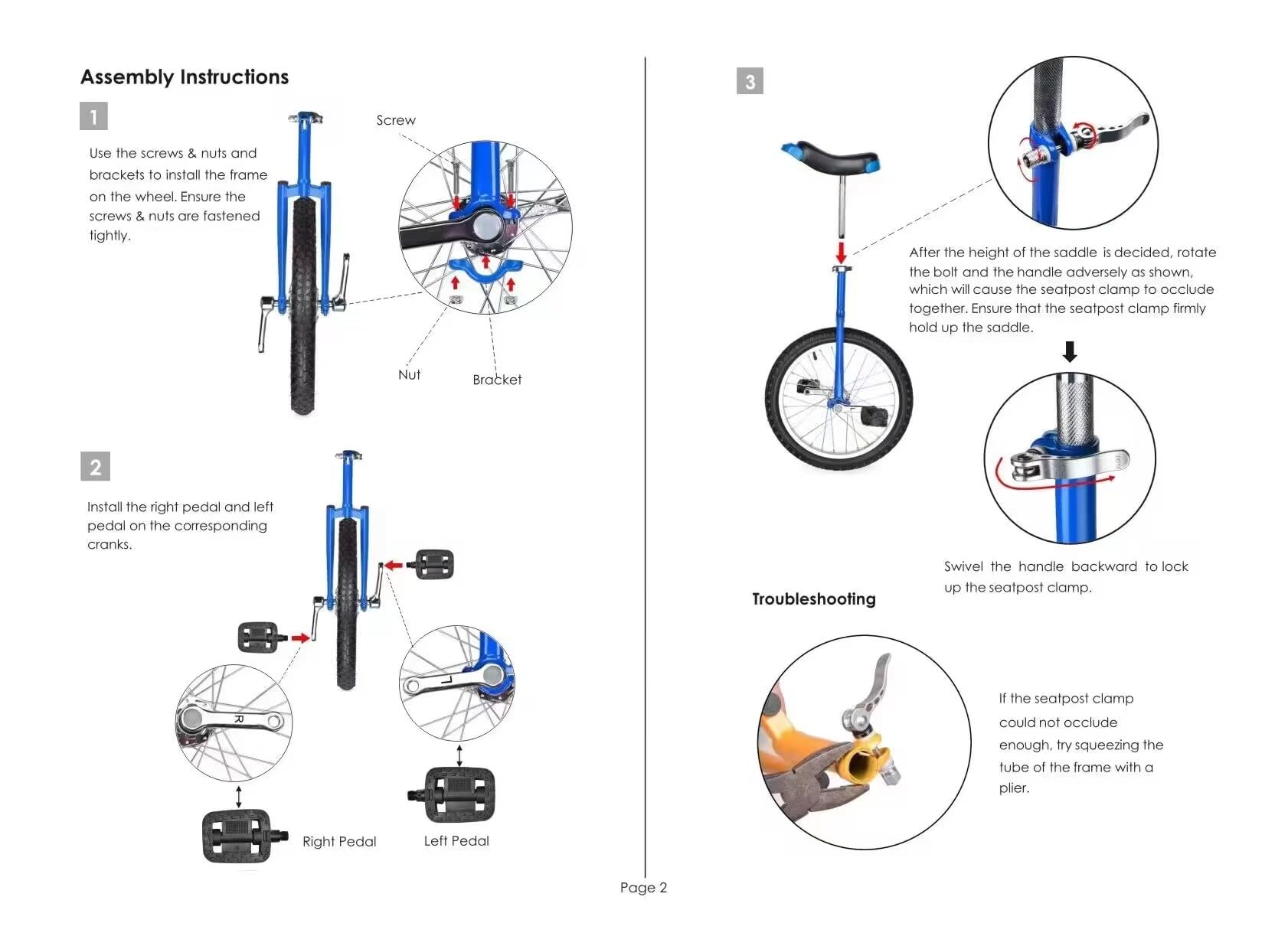 YIYIBYUS 24 Inch Wheel Unicycle for Adults & Teens - Adjustable Height Outdoor Exercise Bike with 2 Non-Slip Pedals - Perfect for Balance Training, Fitness Workouts & Commuting | Great for Park Rides, Gym Sessions & Daily Transportation