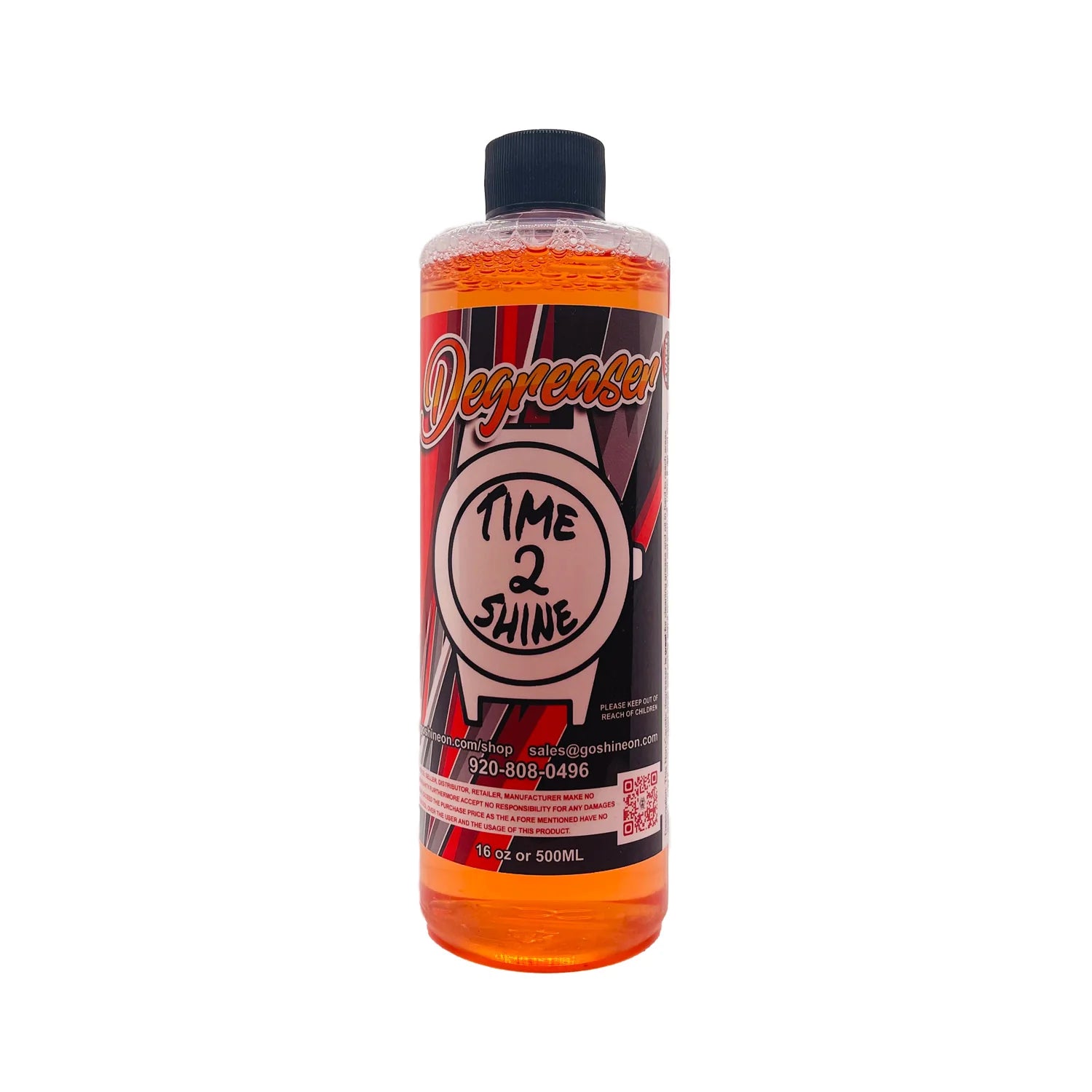 Time 2 Shine Degreaser - Heavy Duty Cleaning Solution for Kitchen, Garage & Automotive Use - Removes Grease, Oil & Stubborn Stains