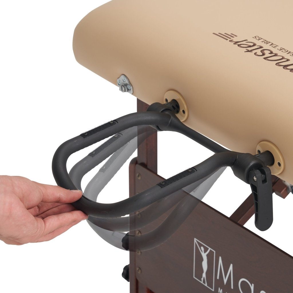 Universal Adjustable Face Cradle Headrest for Massage Tables & Salon Beds - Comfortable Head & Face Support Pillow with Ergonomic Design - Perfect for Spa Treatments, Physical Therapy & Relaxation Massages