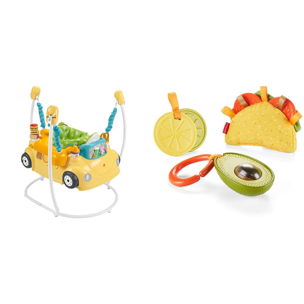 Fisher-Price Food Truck Entertainer Playset with Interactive Toys for Toddlers - Pretend Play Kitchen Set for Kids Ages 1-3 Years Old - Perfect for Birthday Gifts & Early Learning Development