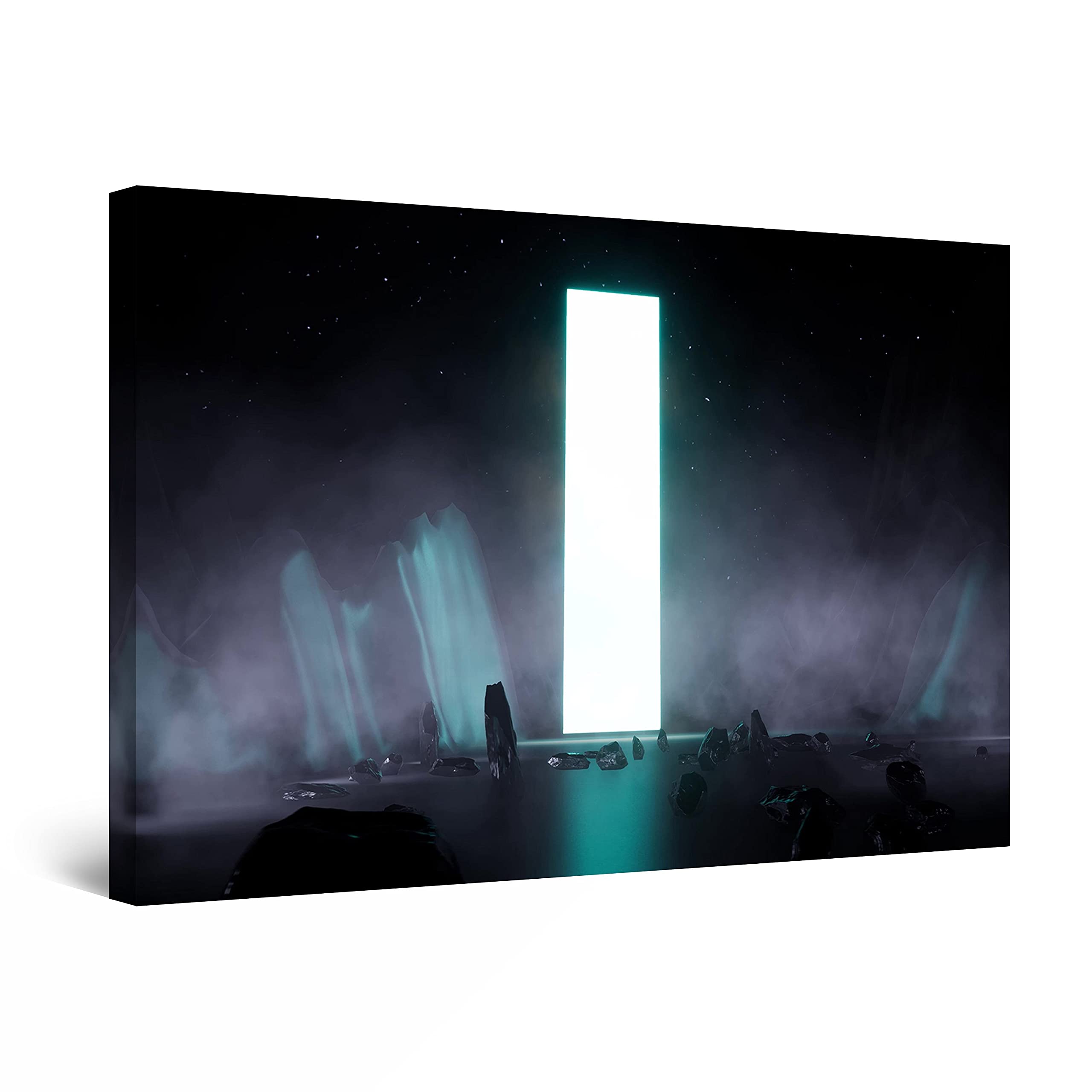 Startonight Canvas Wall Art Decor - 'Light is The Source' Inspirational Print for Bedroom, Living Room & Office - 24