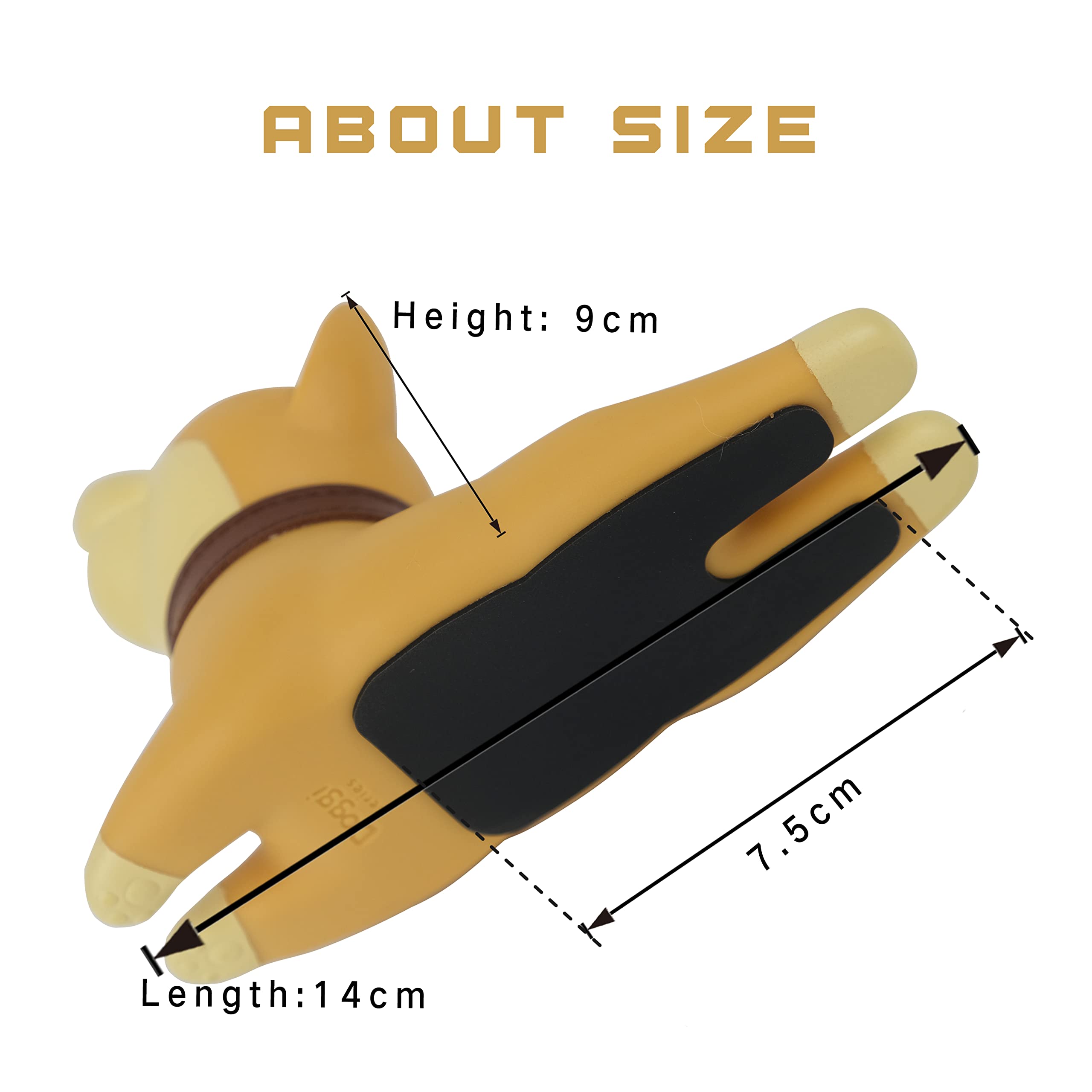Stylish Shiba Inu Dog Phone Stand - Adjustable Desktop Holder for iPhone, Android, Tablets | Perfect Office Desk Accessory & Gift for Men, Women, Kids | Cute Home & Work Decor for Smartphones