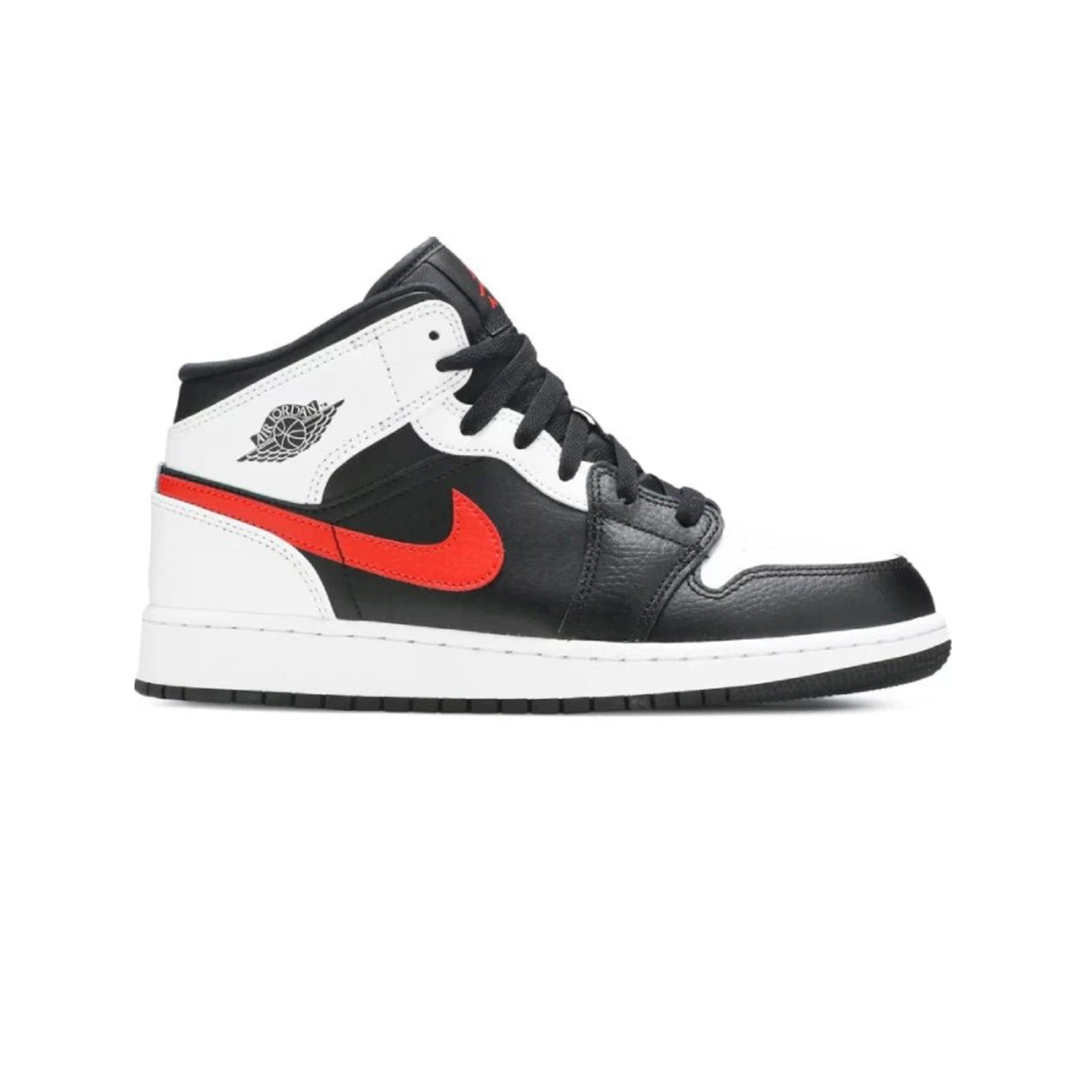 Air Jordan 1 Mid 'Chile Red' GS Basketball Shoes for Girls - Stylish Sneakers for School, Sports & Street Fashion