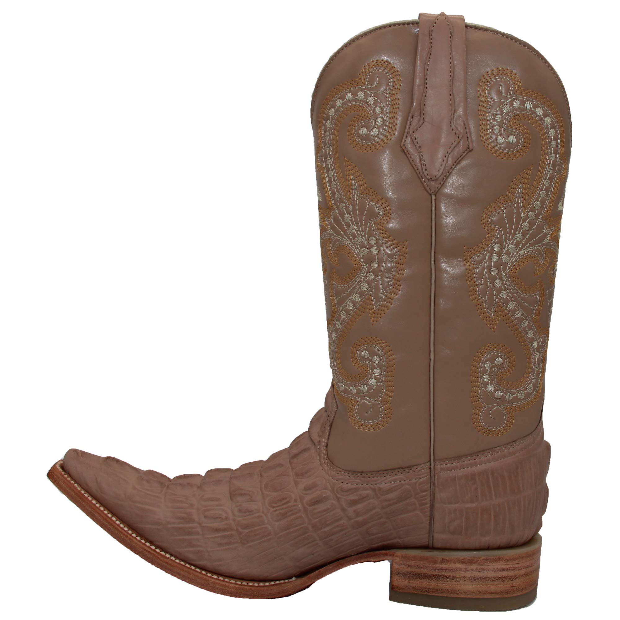 Authentic Men's Leather Cowboy Boots - Alligator & Crocodile Print Western Boots for Men | Perfect for Rodeo, Country Music Festivals & Western Fashion