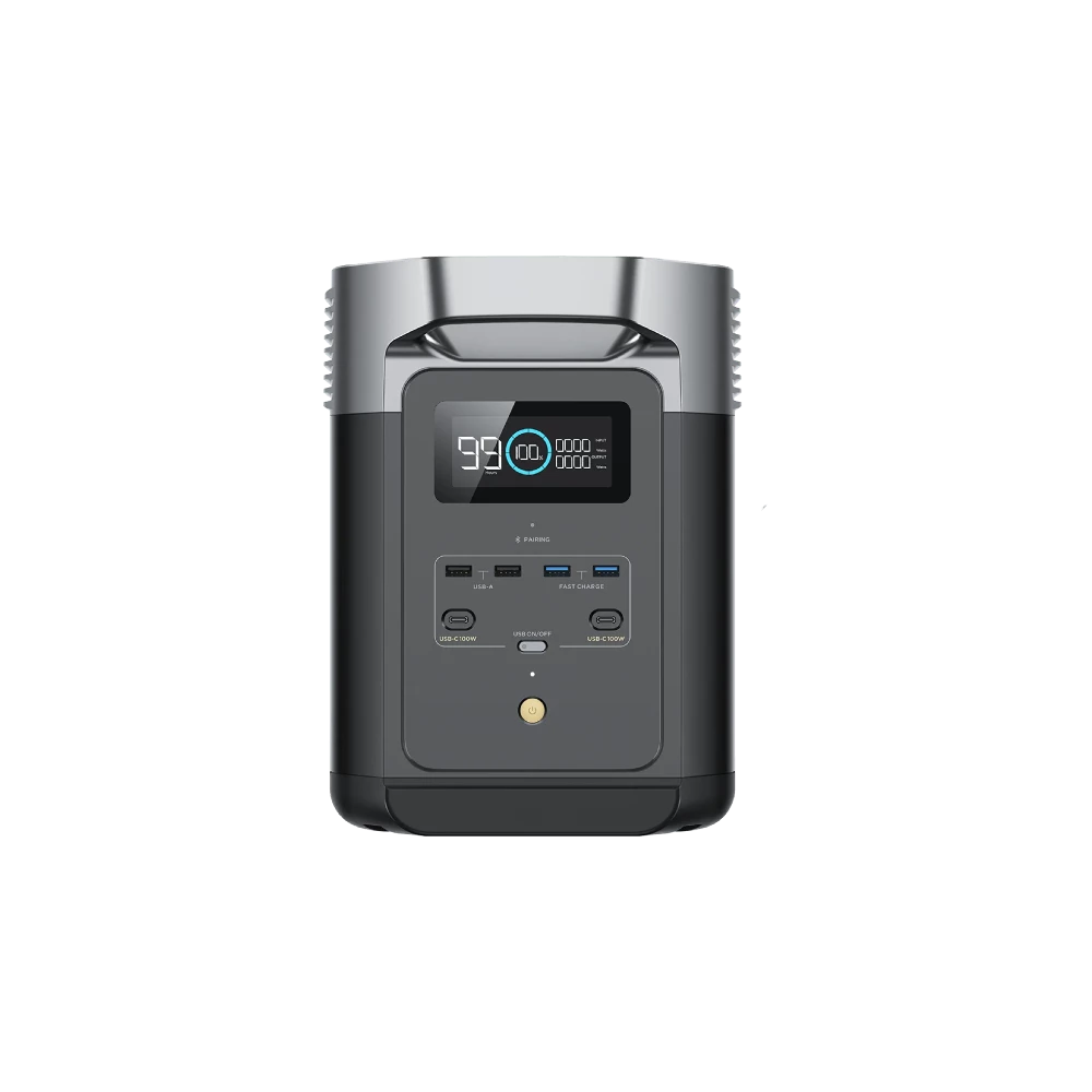 EcoFlow DELTA 2 Portable Power Station 1200W Solar Generator | 1024Wh LiFePO4 Battery | Home Backup & Outdoor Camping Power Supply | Emergency Power for RV, Blackouts, Off-Grid Living