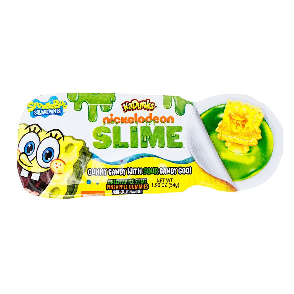 Spongebob Kadunks Slime - Flix Candy 12ct Box | Fun Slime Toy for Kids Party Favors, Sensory Play & Stress Relief