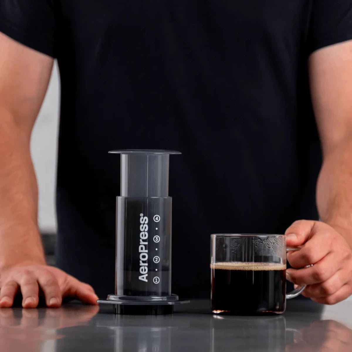 AeroPress Coffee & Espresso Maker - Portable Travel Coffee Brewer for Home, Camping & Office - Makes Delicious Americano & Espresso Drinks