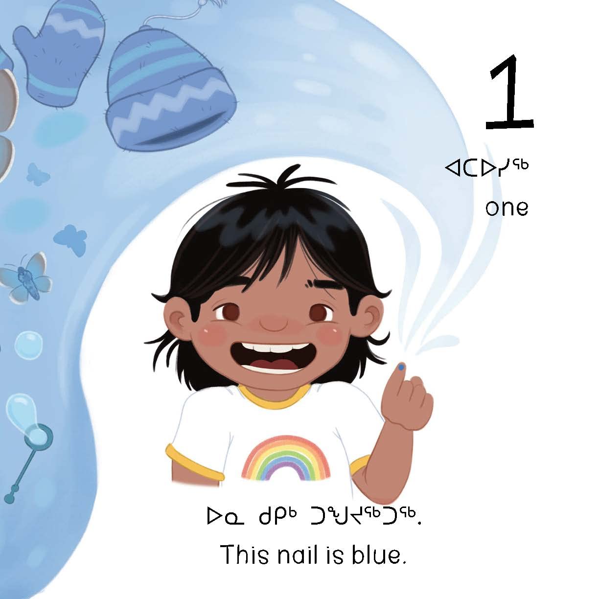 My Ten Painted Nails: Bilingual Inuktitut & English Children's Book (Arvaaq Junior) - Perfect for Early Language Learning & Cultural Exploration