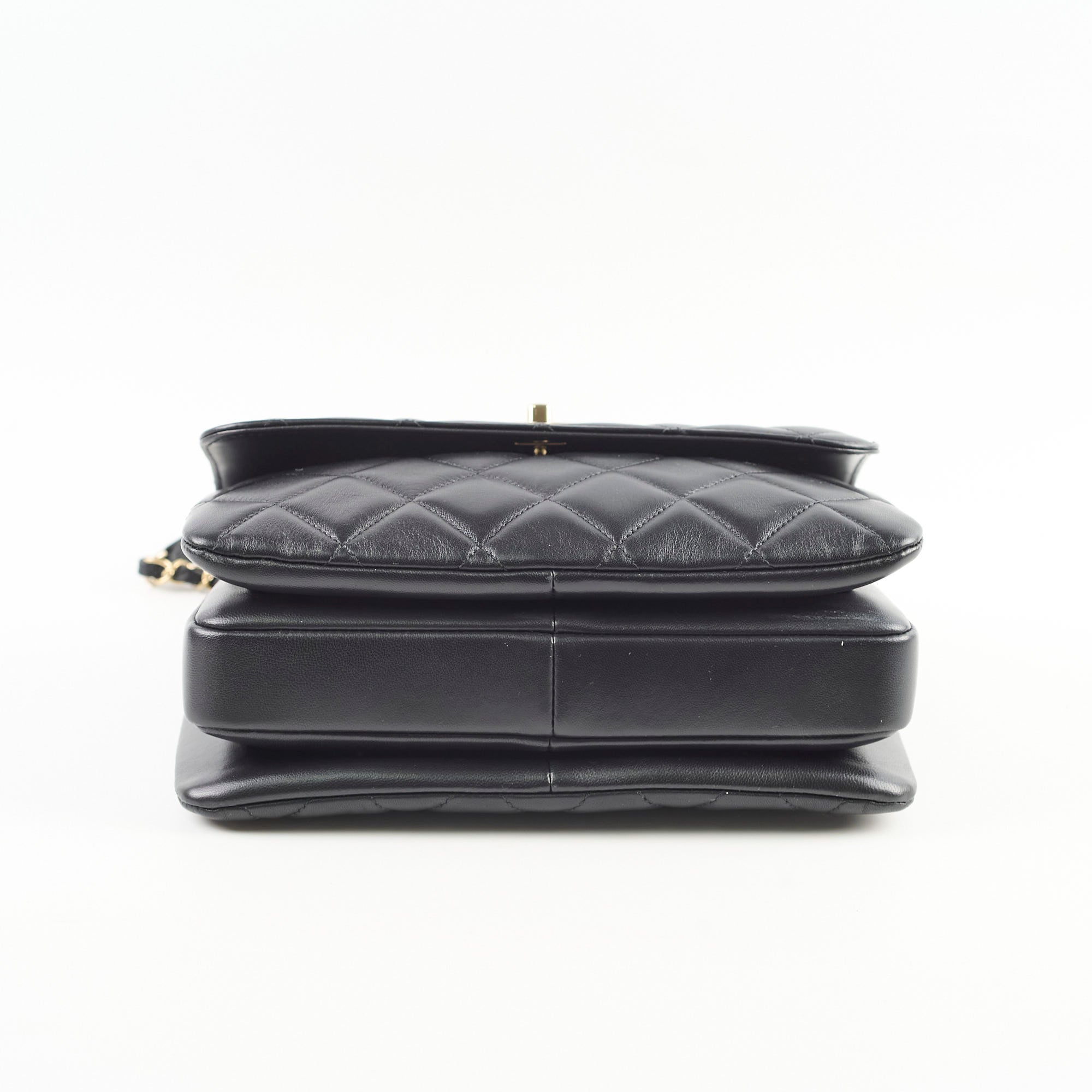 Chanel Trendy CC Small Black Leather Crossbody Bag for Women - Luxury Designer Handbag for Evening Out, Party & Special Occasions