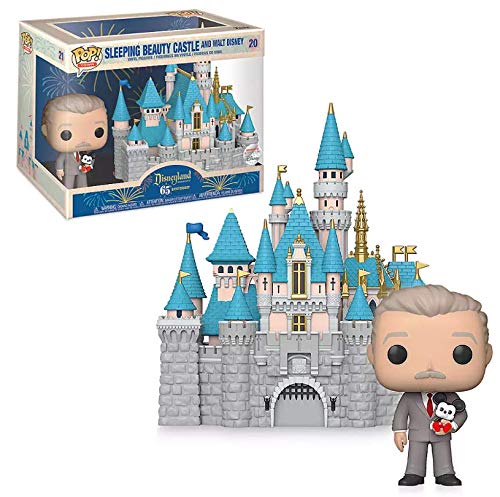 Funko Pop! Disney Sleeping Beauty Castle & Walt Disney Town Vinyl Figure Set - Collectible Disneyland Souvenir for Fans & Decor