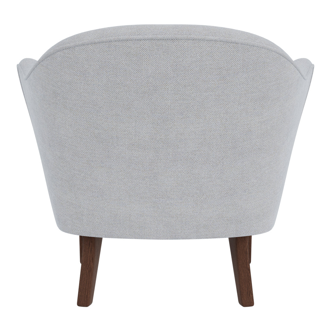 Ingeborg Lounge Chair - Modern Textile Upholstered Accent Chair for Living Room, Bedroom & Office - Comfortable Seating for Relaxing & Reading