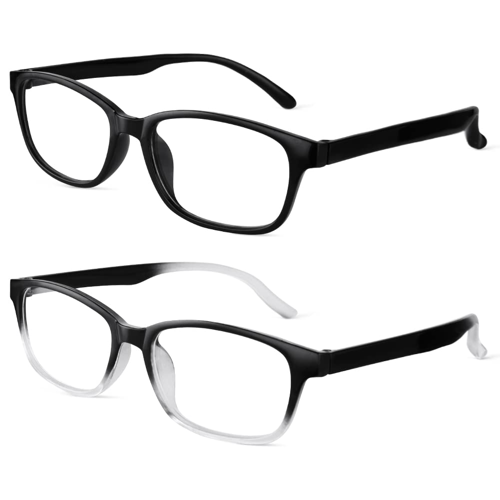 ACWOO Blue Light Blocking Glasses, 4 Pack Anti UV Eyestrain Computer Glasses for Men & Women - Retro Reading Glasses for Gaming, TV & Digital Screen Use