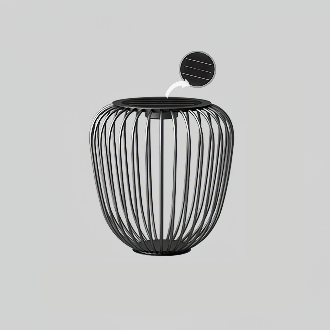 Meridiano Solar Powered LED Garden Outdoor Table Light - Waterproof & Durable for Patio, Deck, Backyard, and Poolside Decor