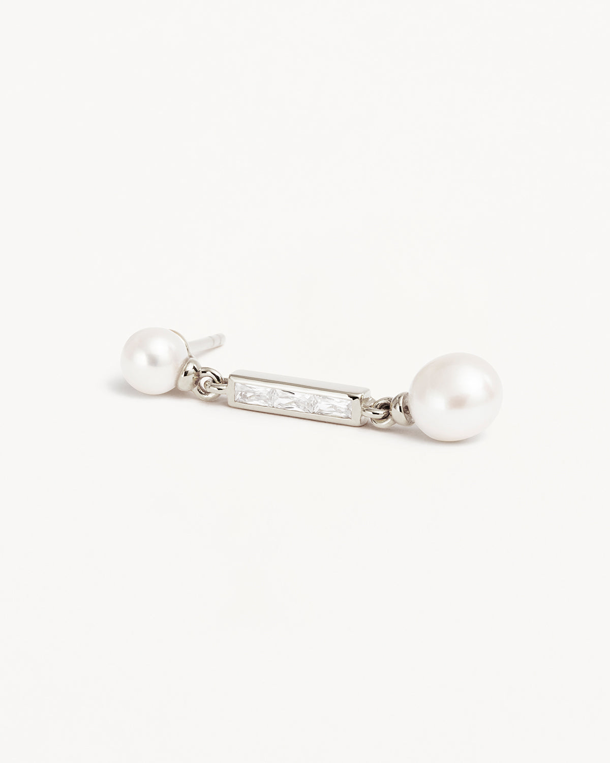 925 Sterling Silver Pearl Drop Earrings for Women - Elegant Dangle Earrings for Wedding, Party & Everyday Wear