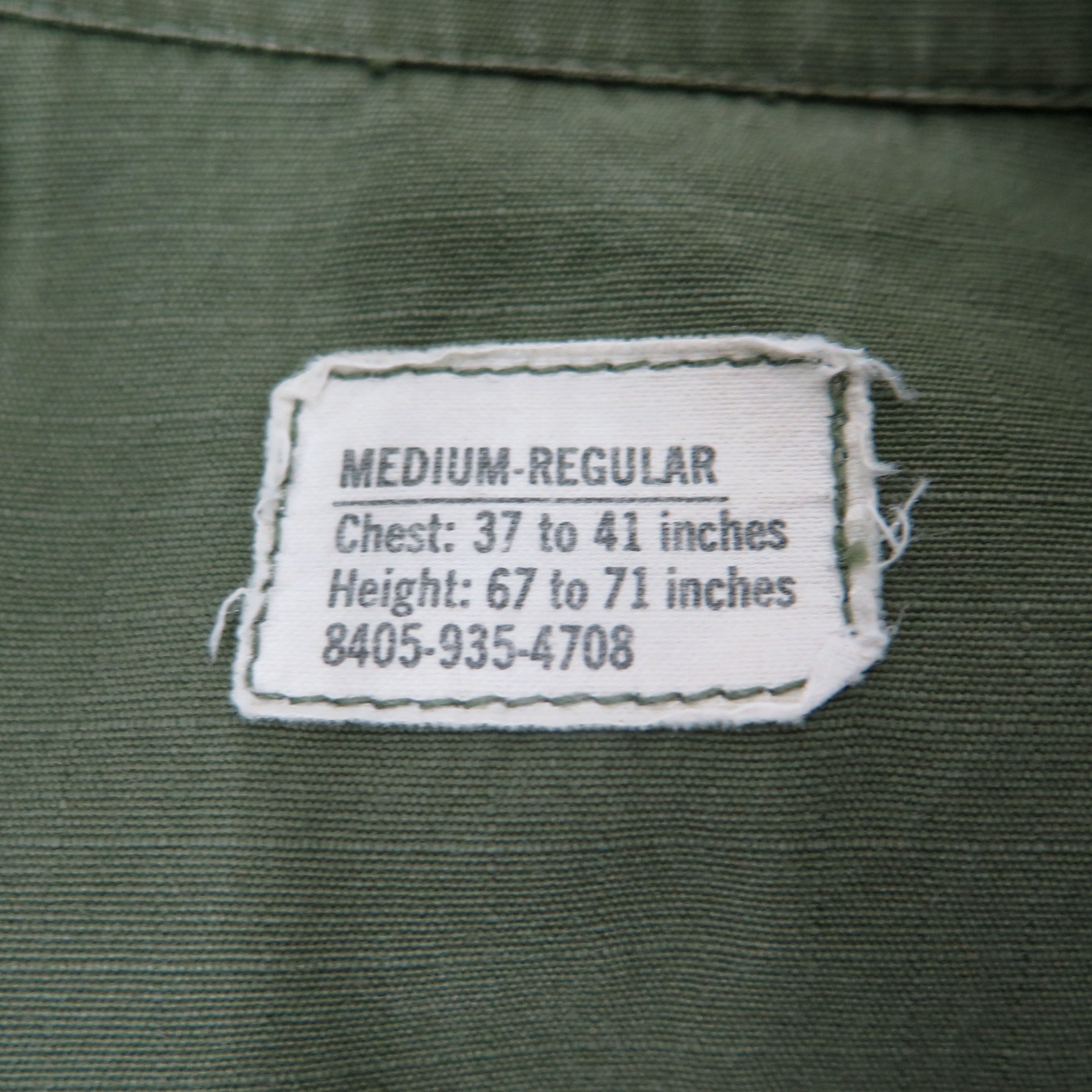 Original U.S. Army 1969 Vietnam War 5th Pattern Tropical Combat Jacket - Lieutenant Quartermaster Utility Ground Force Military Surplus | Vintage Military Collectible & Outdoor Adventure Gear